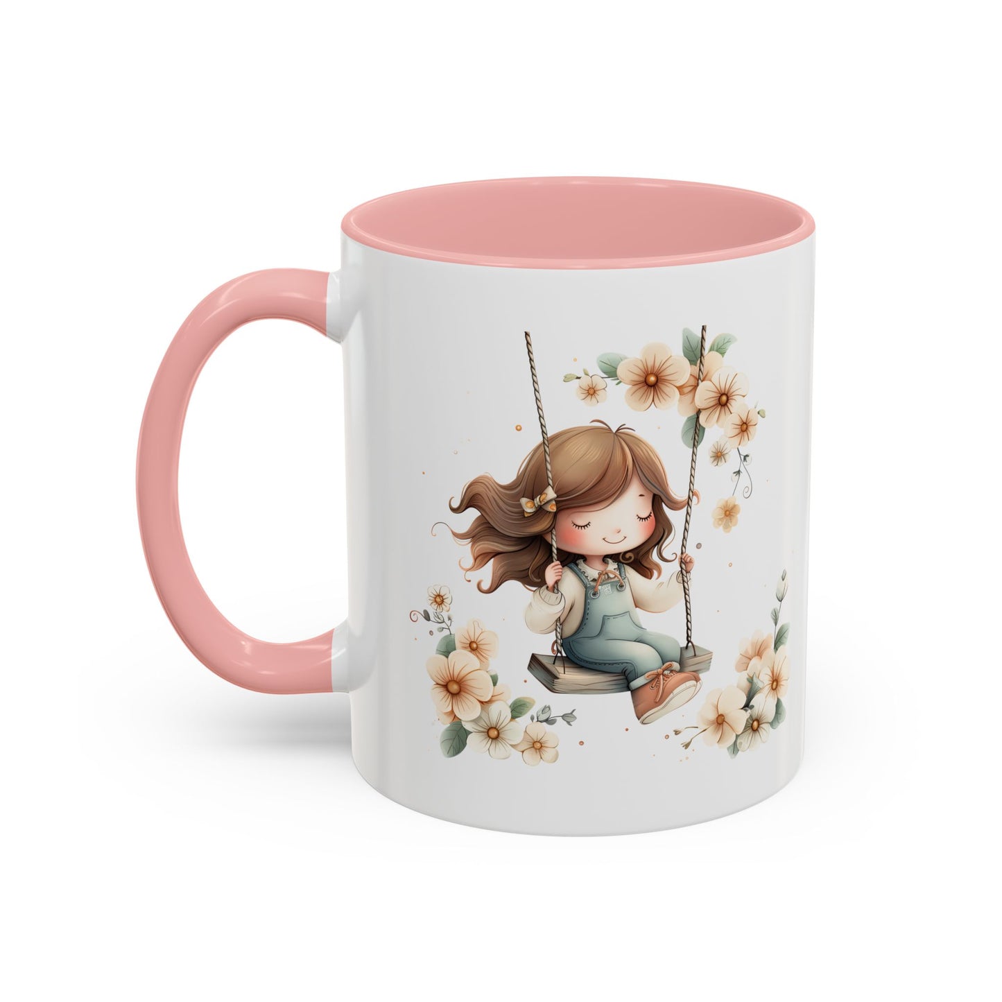 Whimsical Floral Coffee Mug - Cute Gift for Tea Lovers, Cozy Home Decor, Spring Celebration, Enjoy Your Favorite Beverages