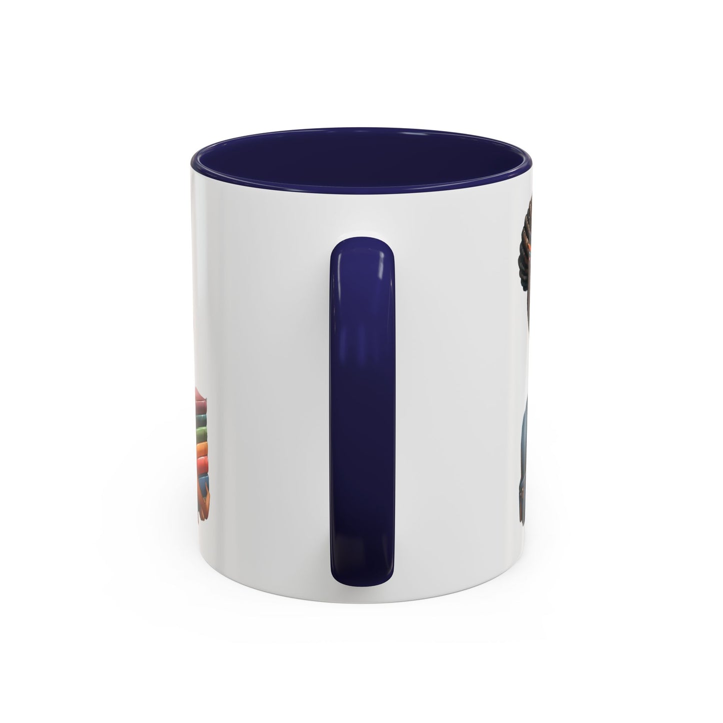 Accent Coffee Mug with Empowering Design, Student Gift, Books Lover Mug, Motivational Cup, School Supplies