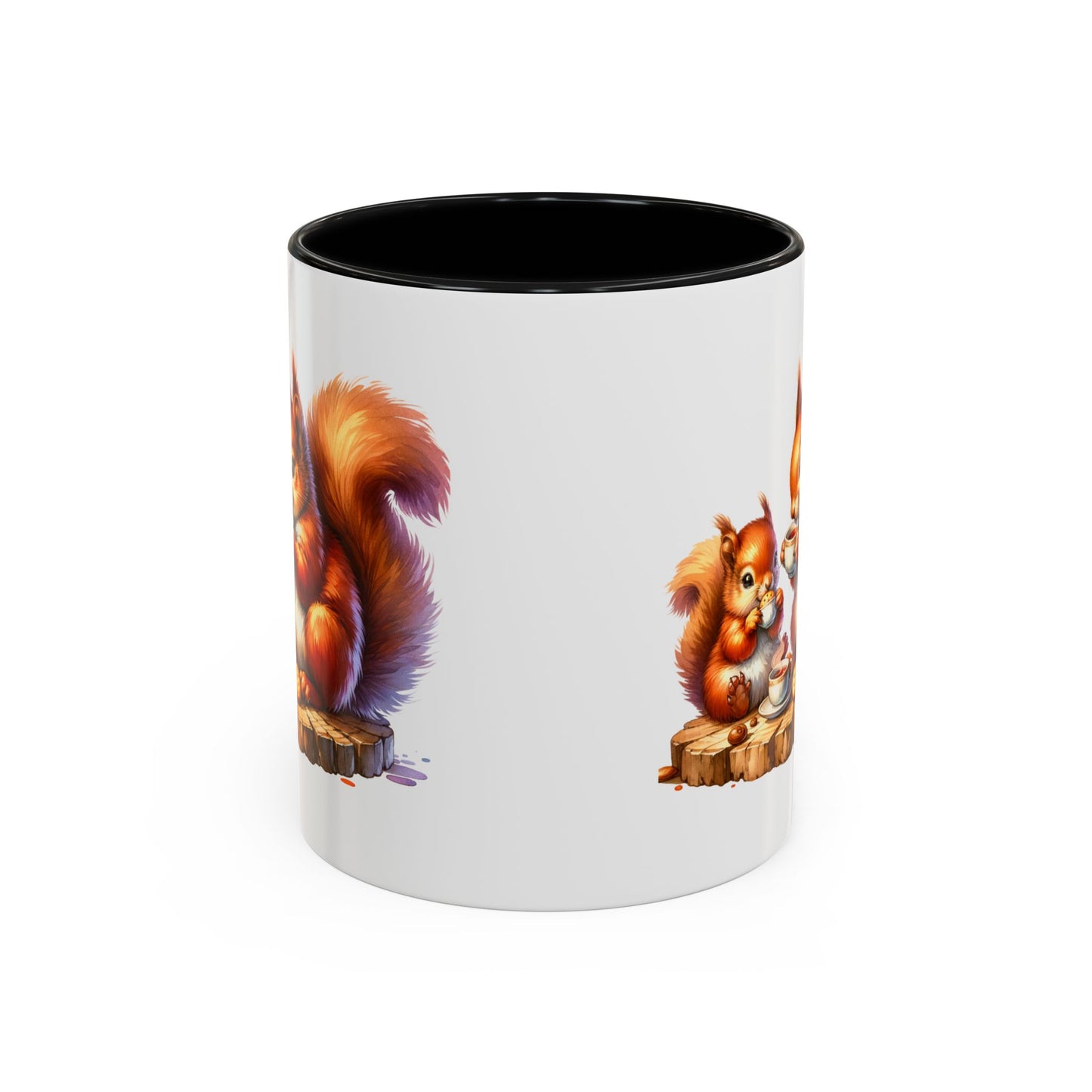 Whimsical Squirrel Coffee Mug - Perfect Gift for Animal Lovers, Cute Kitchen Decor, Hot Beverage Lover's Cup, Cozy Vibe Mugs