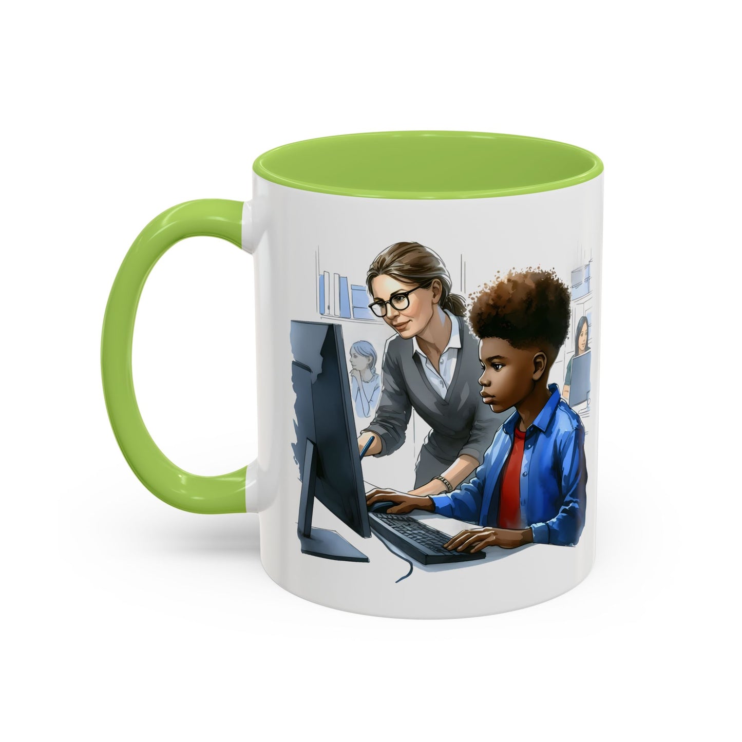 Empowering Desk Coffee Mug with Inspirational Design, Work Mug, Office Decor, Motivational Gift, Teacher Appreciation