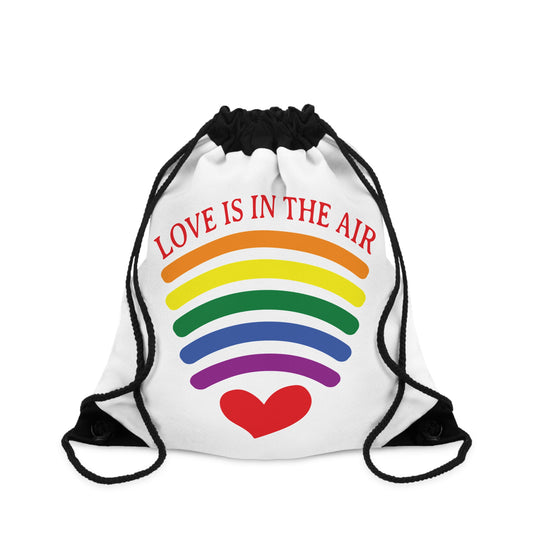 Rainbow Love Drawstring Bag - Colorful, Fun & Perfect for Festivals