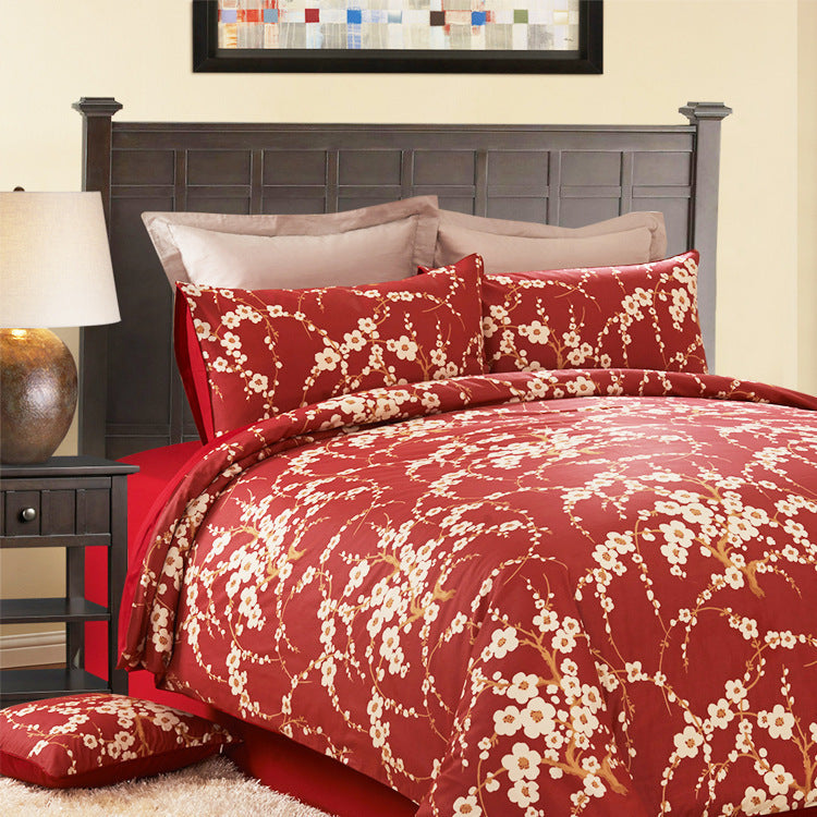 Draps en coton imprimé réactif