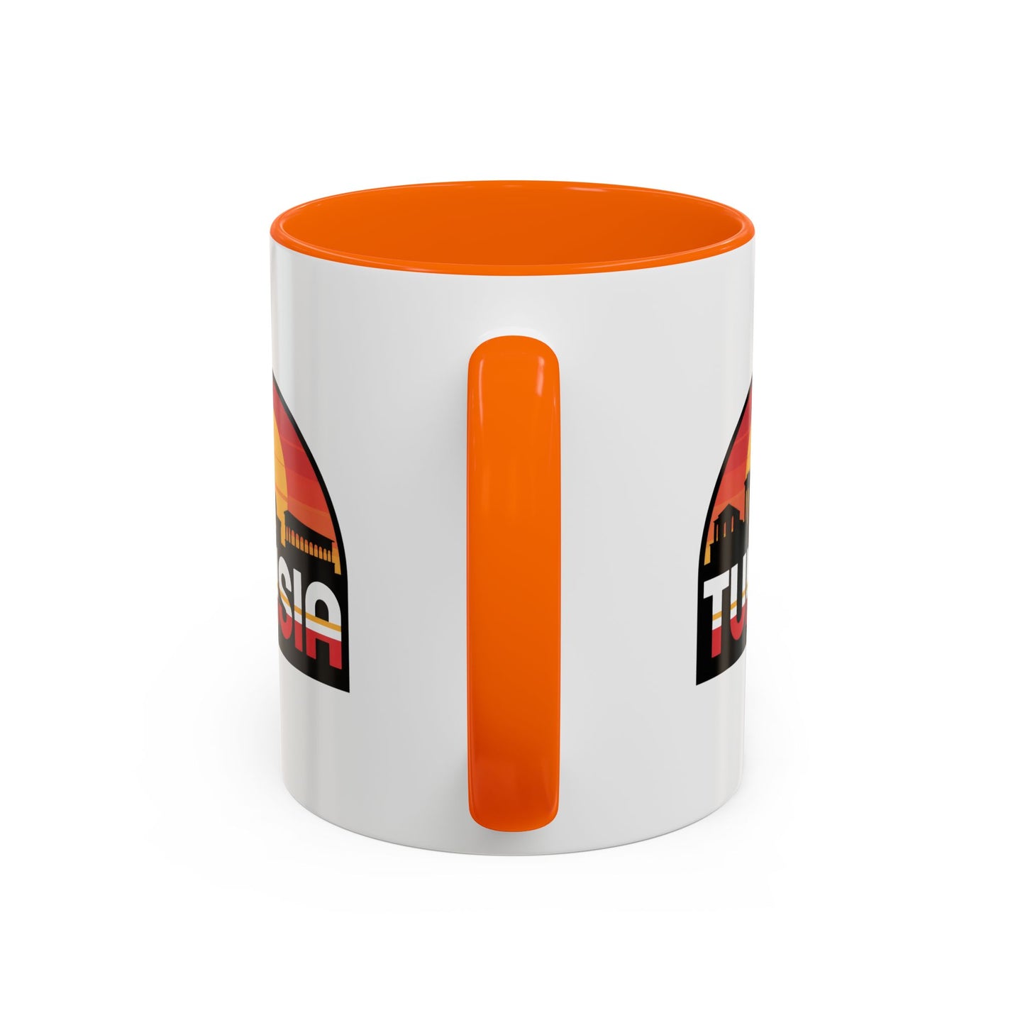 Tunisian Sunset Accent Mug, Coffee Lover Gift, Travel Souvenir, Unique Home Decor, Tea Mug, Vacation Memory