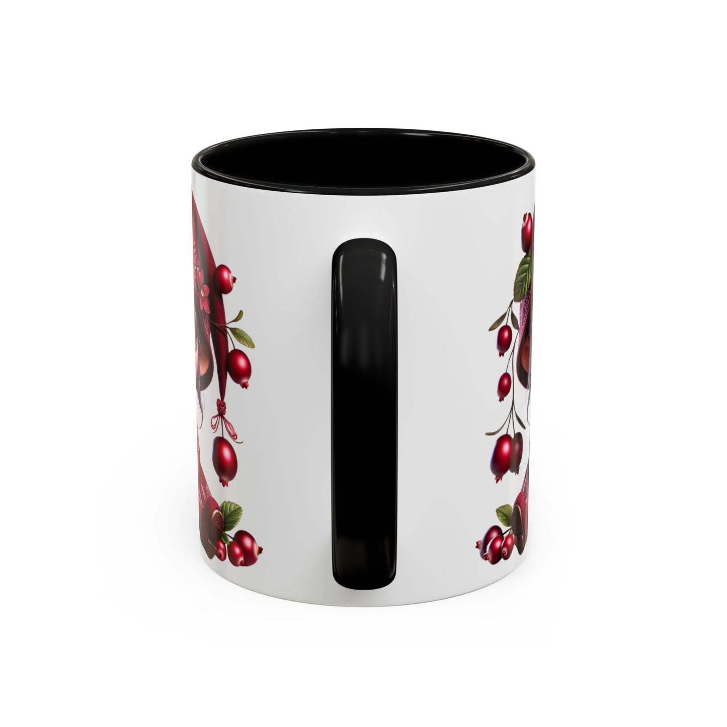 Cute Cherry Character Coffee Mug - 11oz & 15oz, Perfect for Cozy Mornings