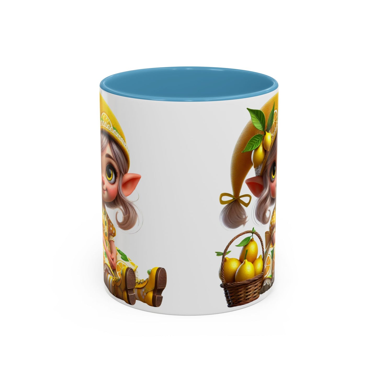 Whimsical Lemon Elf Coffee Mug - Perfect Gift for Spring & Summer