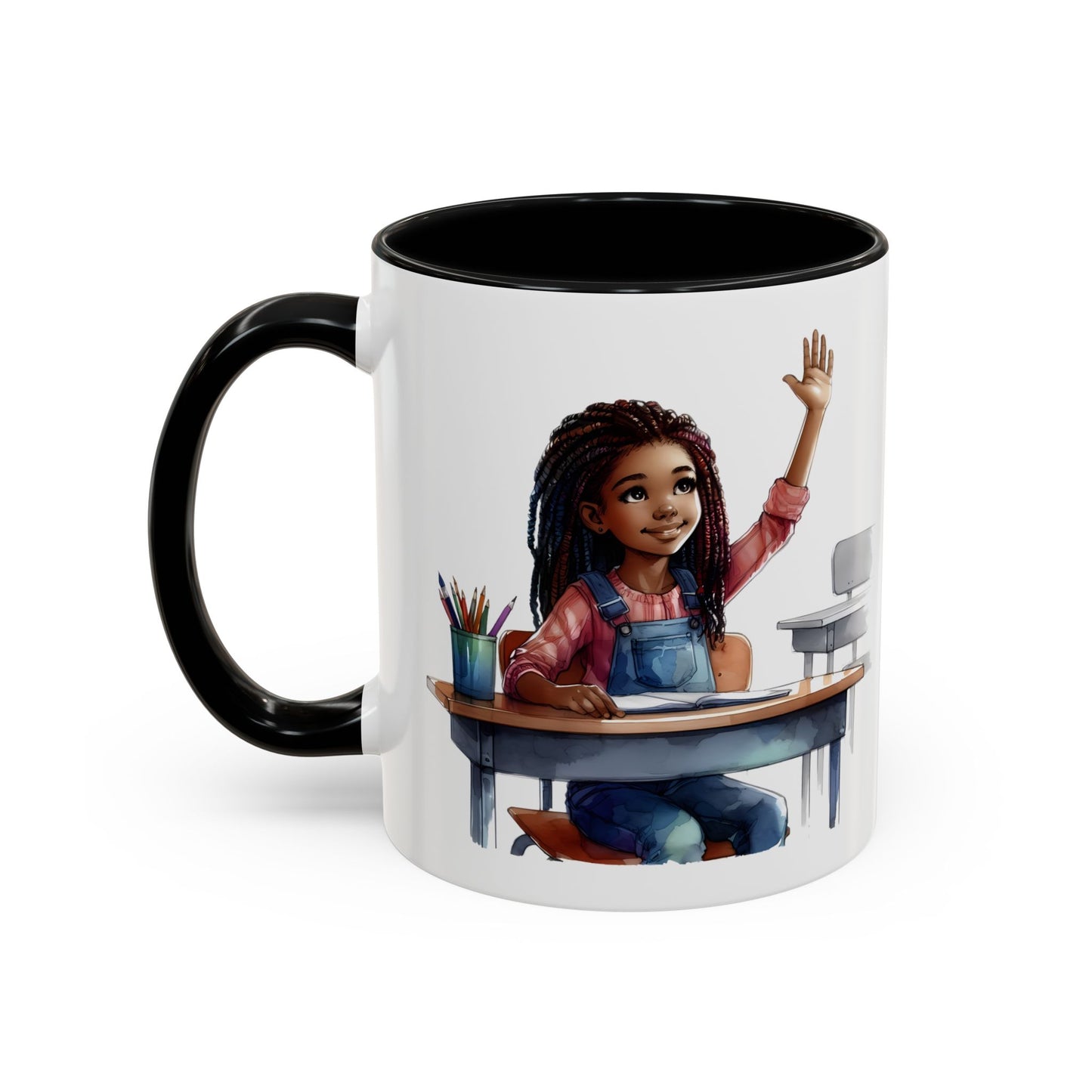 Cheerful Kids' Coffee Mug, Classroom Theme, Back to School Gift, Teacher Appreciation, Personalized Drinkware, Cute Art for Kids