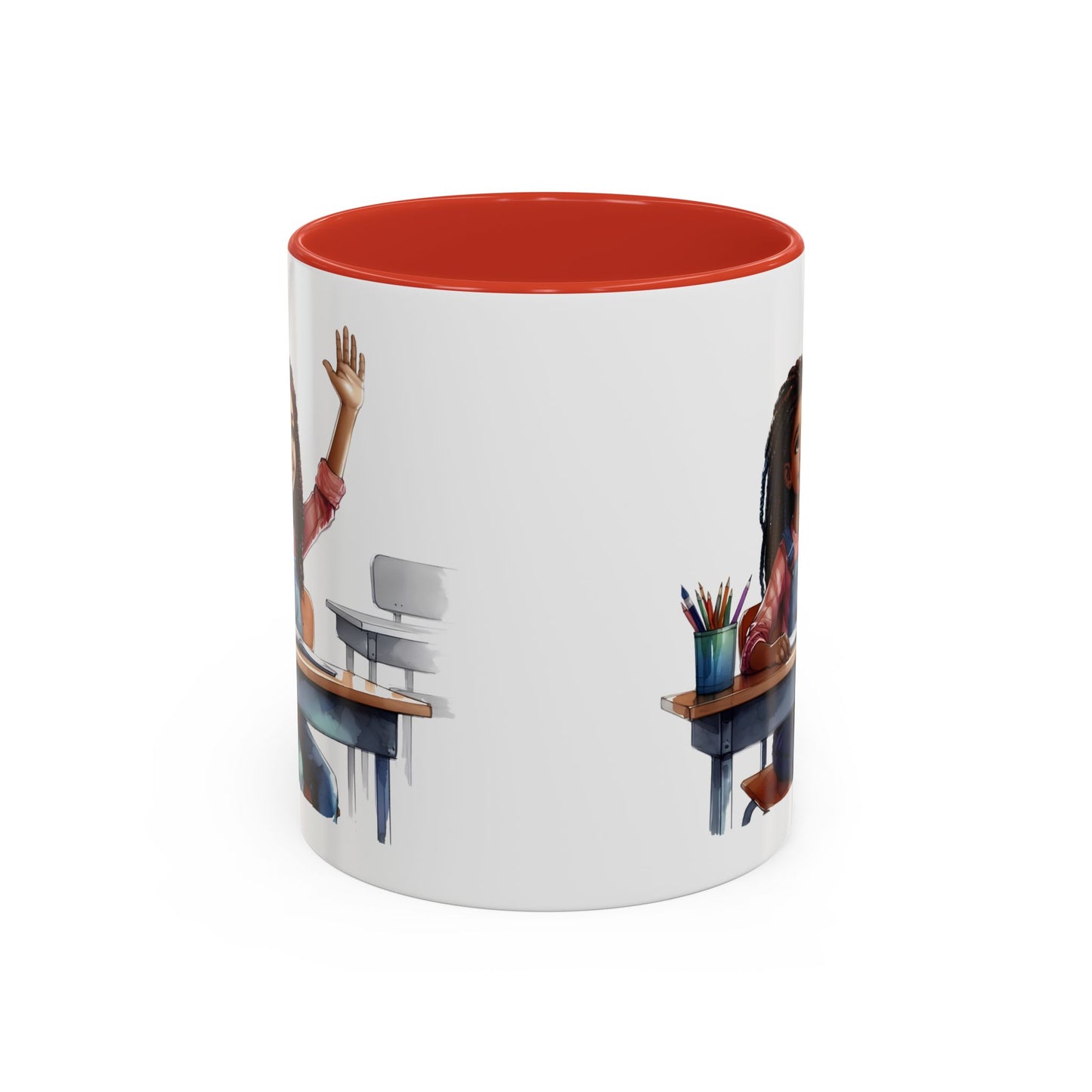 Cheerful Kids' Coffee Mug, Classroom Theme, Back to School Gift, Teacher Appreciation, Personalized Drinkware, Cute Art for Kids