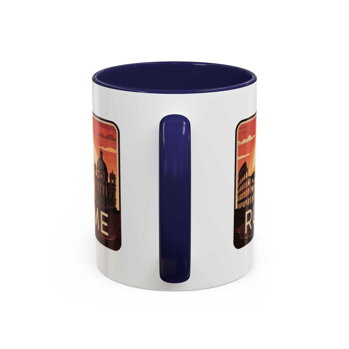 Rome Skyline Accent Coffee Mug, Travel Gift, Coffee Lovers, Home Decor, Unique Souvenir