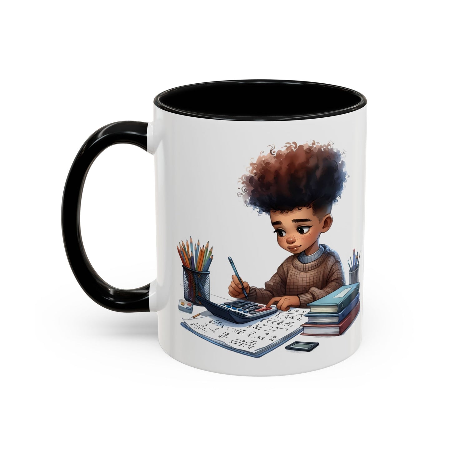 Charming Study Buddy Coffee Mug, Cute Gift for Students, Writers, Back to School, Personalized Teacher Gift, Unique Desk Decor