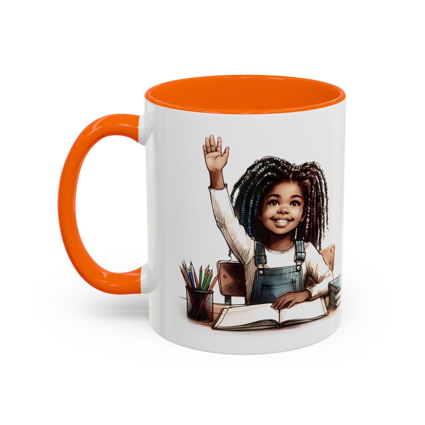 Cheerful Kids' Coffee Mug, Empowering Gift for Students, Classroom, Back to School, Fun Celebrate Learning Mug