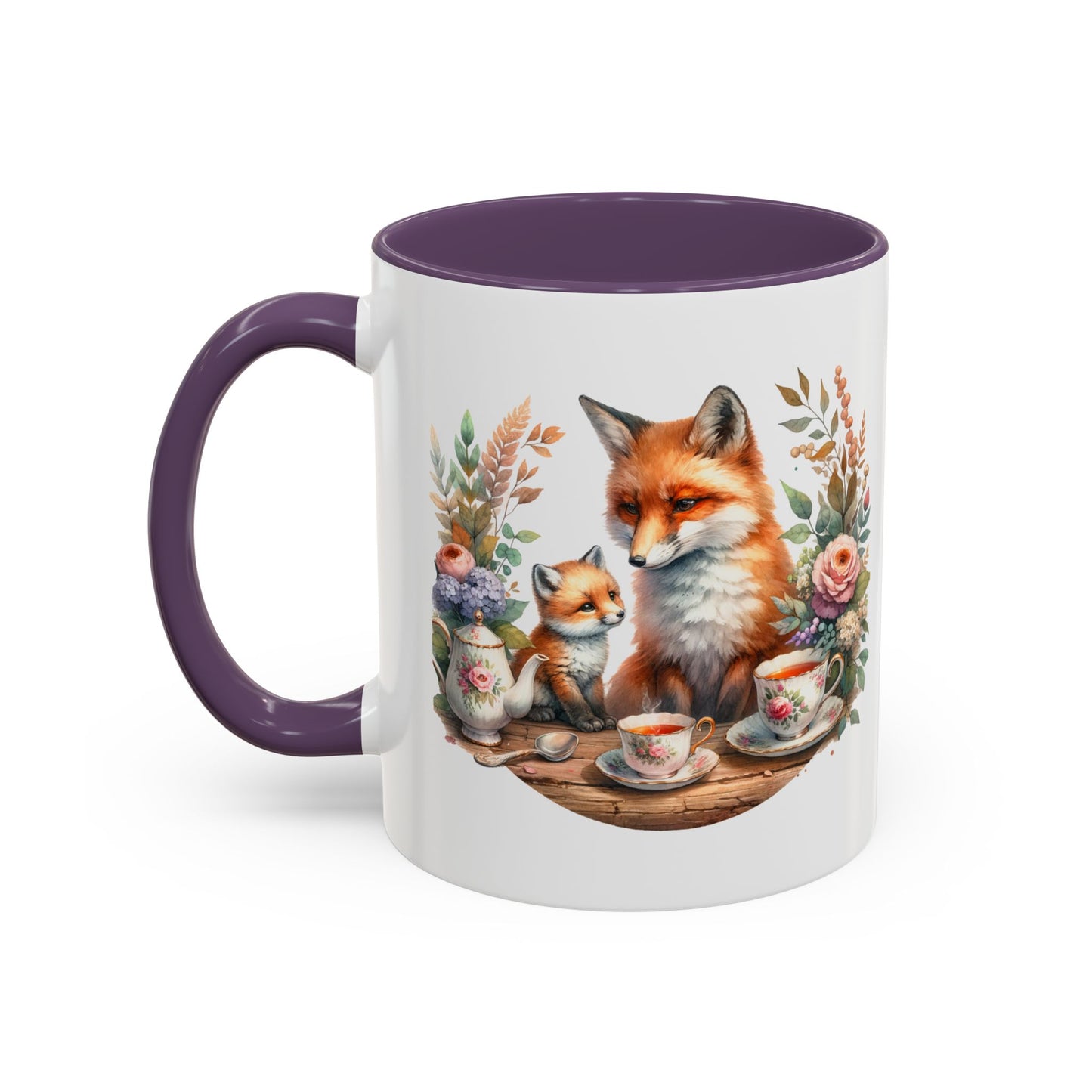 Whimsical Fox Art Coffee Mug - Perfect Gift for Nature Lovers, Home Decor, Animal Enthusiasts, Birthday, Mother's Day