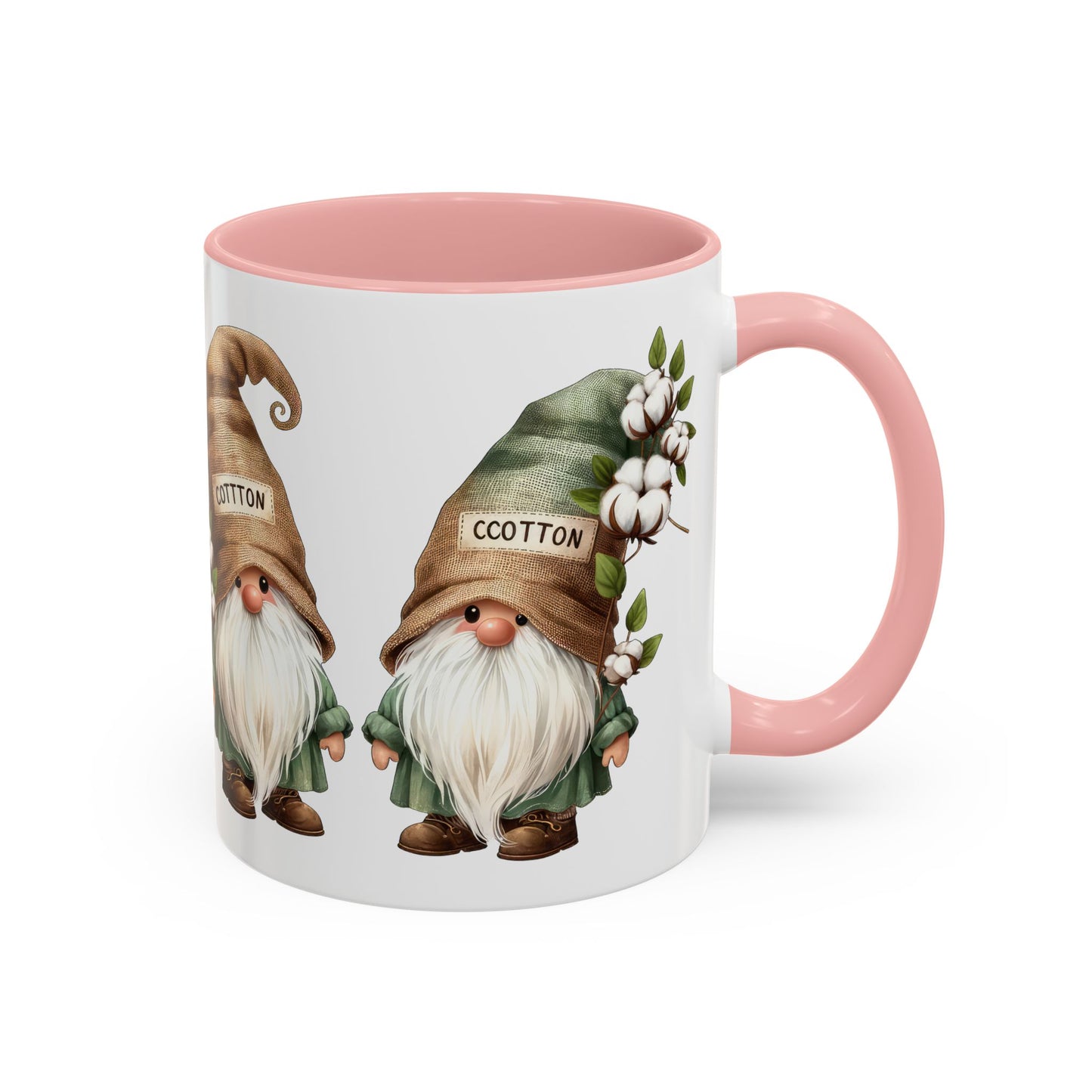 Gnome-Themed Accent Coffee Mug with Floral Design, Perfect for Gifting, Home Decor, Cozy Mornings, Tea Lovers, Housewarming