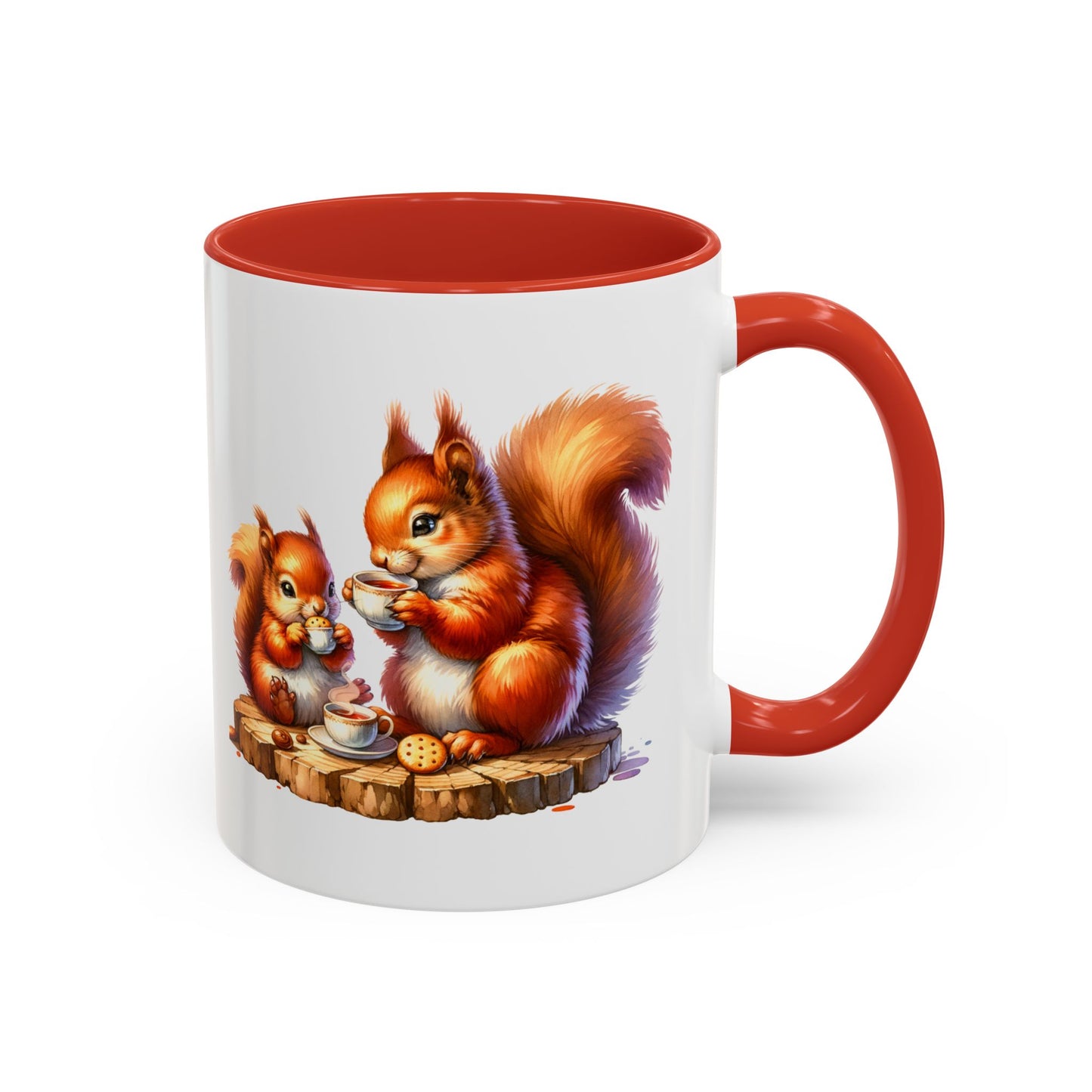 Whimsical Squirrel Coffee Mug - Perfect Gift for Animal Lovers, Cute Kitchen Decor, Hot Beverage Lover's Cup, Cozy Vibe Mugs