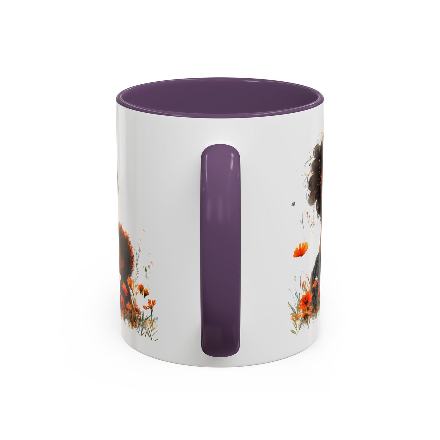 Floral Mom and Child Coffee Mug - Perfect Gift for Mother's Day, Family Moments, Tea Lover, Floral Decor, Kitchenware