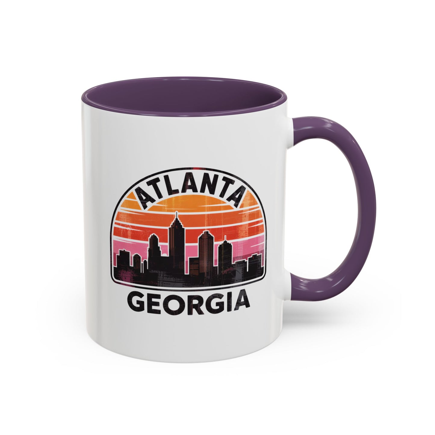 Vibrant Atlanta Coffee Mug - Perfect for Home or Office, Gift for Coffee Lovers, Souvenir for Travelers, Georgia Pride