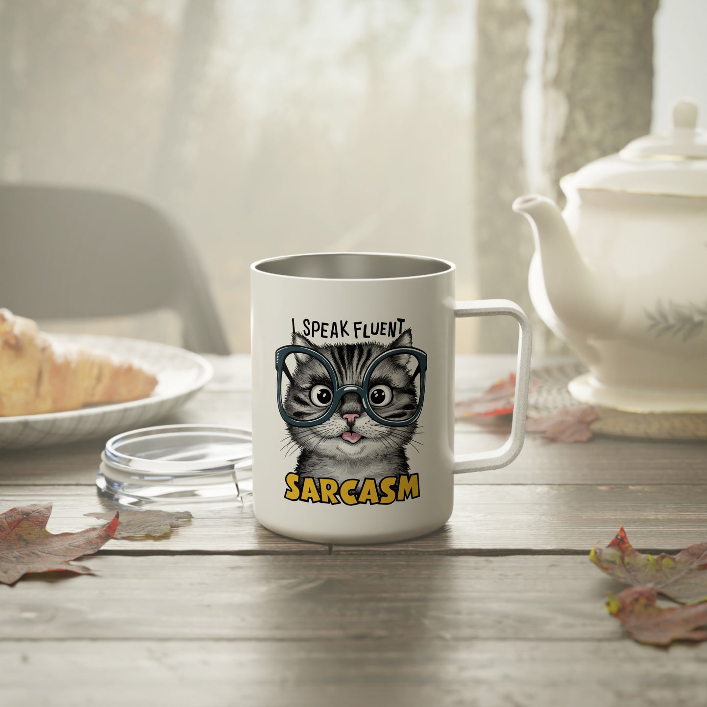 Funny Insulated Coffee Mug, 10oz with Raccoon Design | Great Gift for Animal Lovers & Coffee Enthusiasts, Perfect for Birthdays, [...]