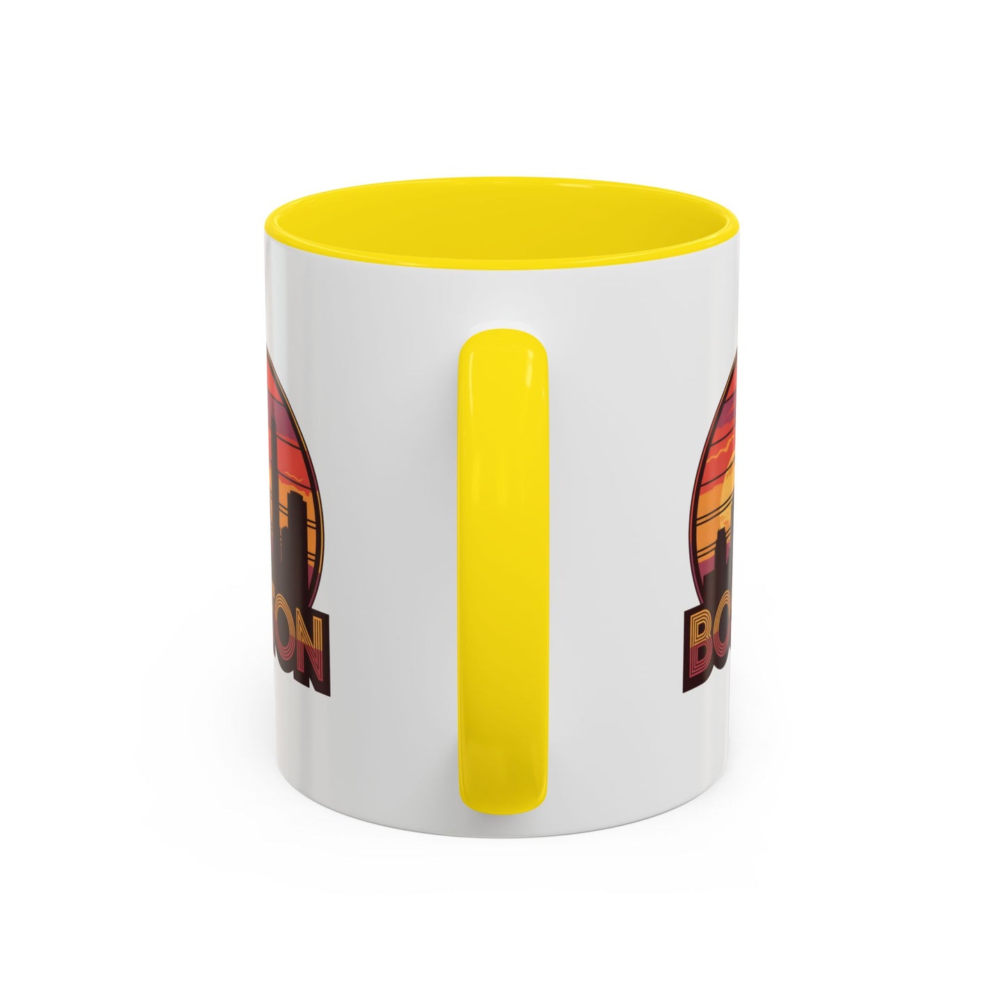 Boston Sunset Accent Coffee Mug, Unique Gift for Boston Lovers, Travel Souvenir, Home Decor, Coffee Lover's Gift, 11oz 15oz Options