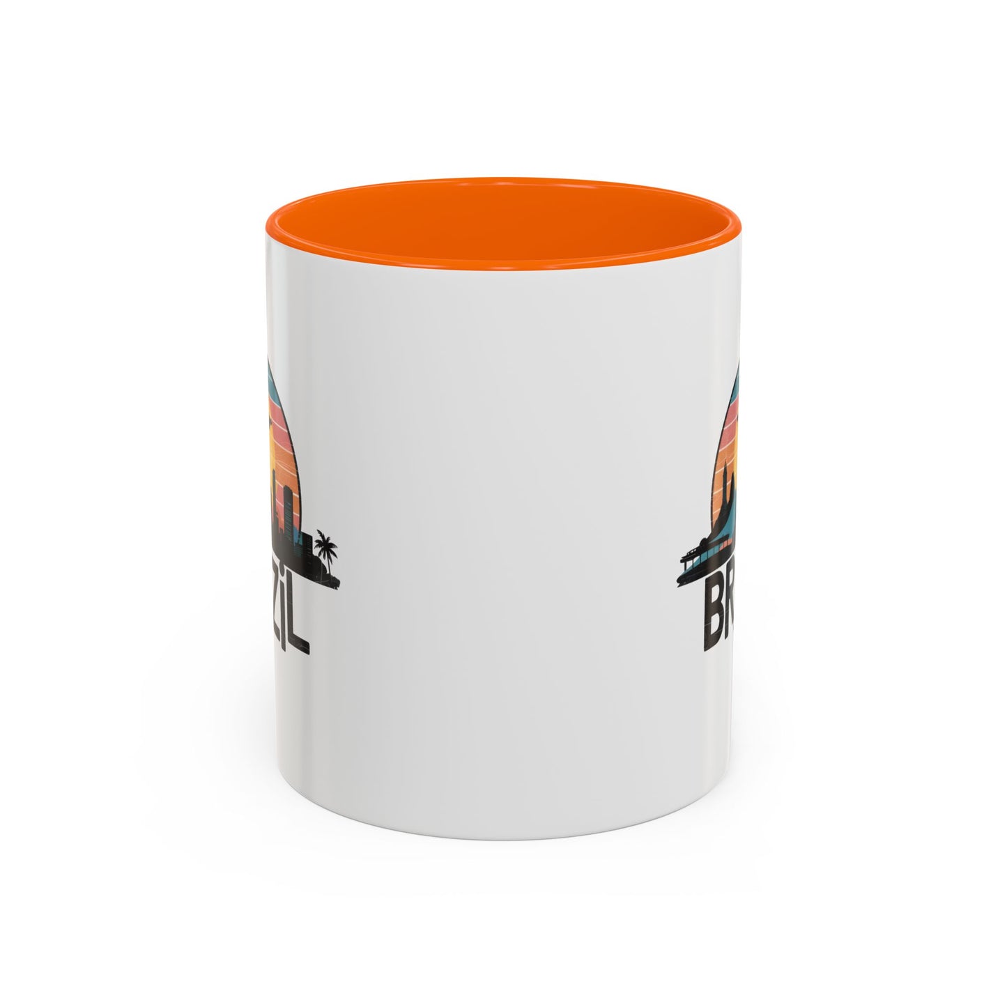 Brazilian Vibe Coffee Mug, Accent Mug for Travel Lovers, Gift for Brazil Enthusiasts, Souvenir Coffee Cup, Beach Theme Mug