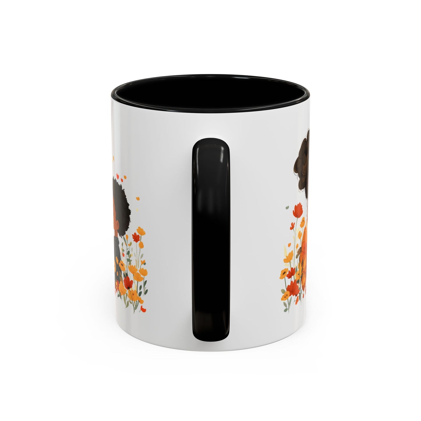 Warm Embrace Floral Coffee Mug - Perfect Gift for Moms, Mother's Day, Family Love, Cozy Mornings, Mom and Child Duo