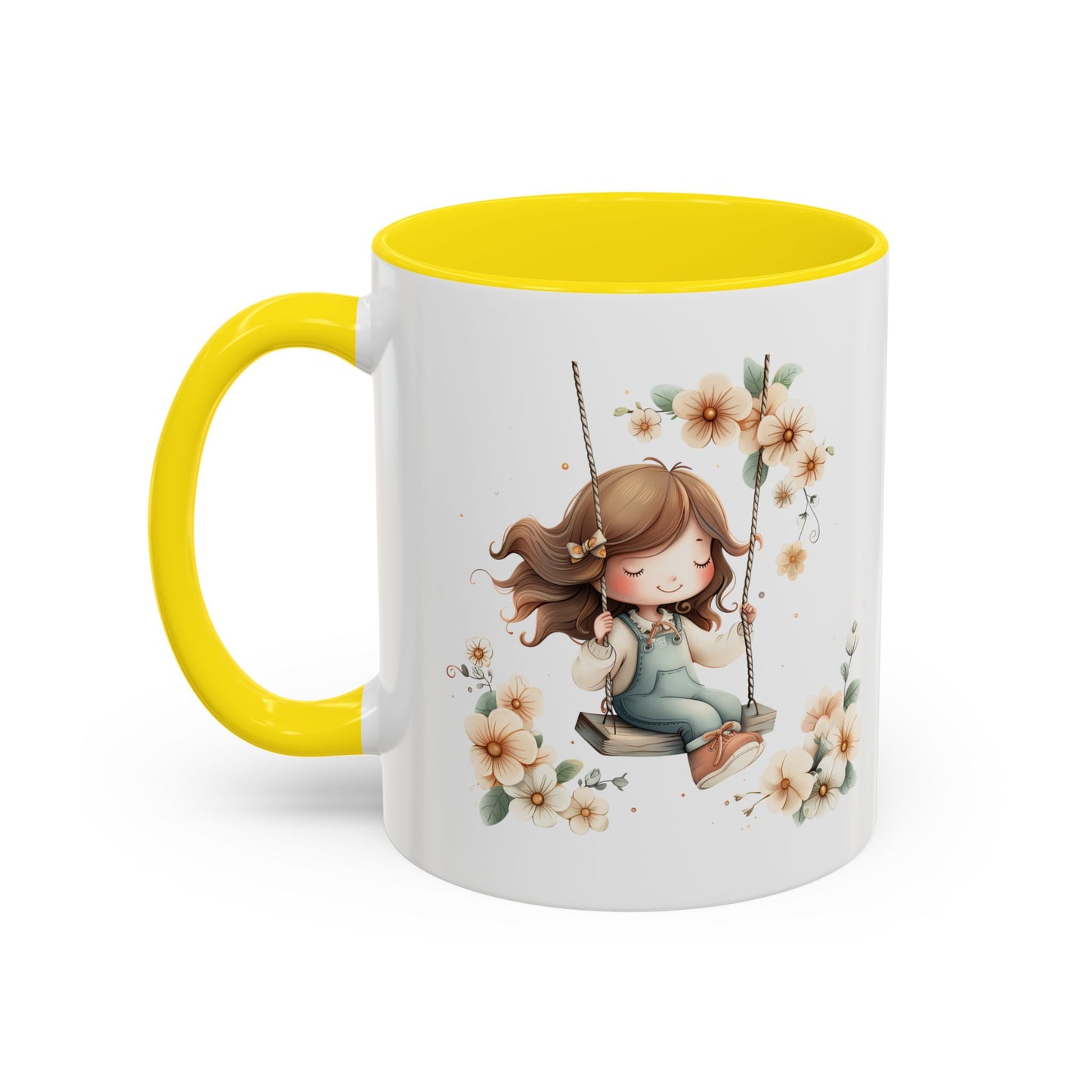 Whimsical Floral Coffee Mug - Cute Gift for Tea Lovers, Cozy Home Decor, Spring Celebration, Enjoy Your Favorite Beverages