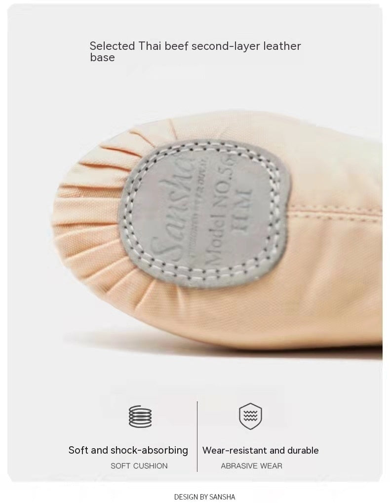 Ballet Practice Shoes Cotton Canvas Girl's