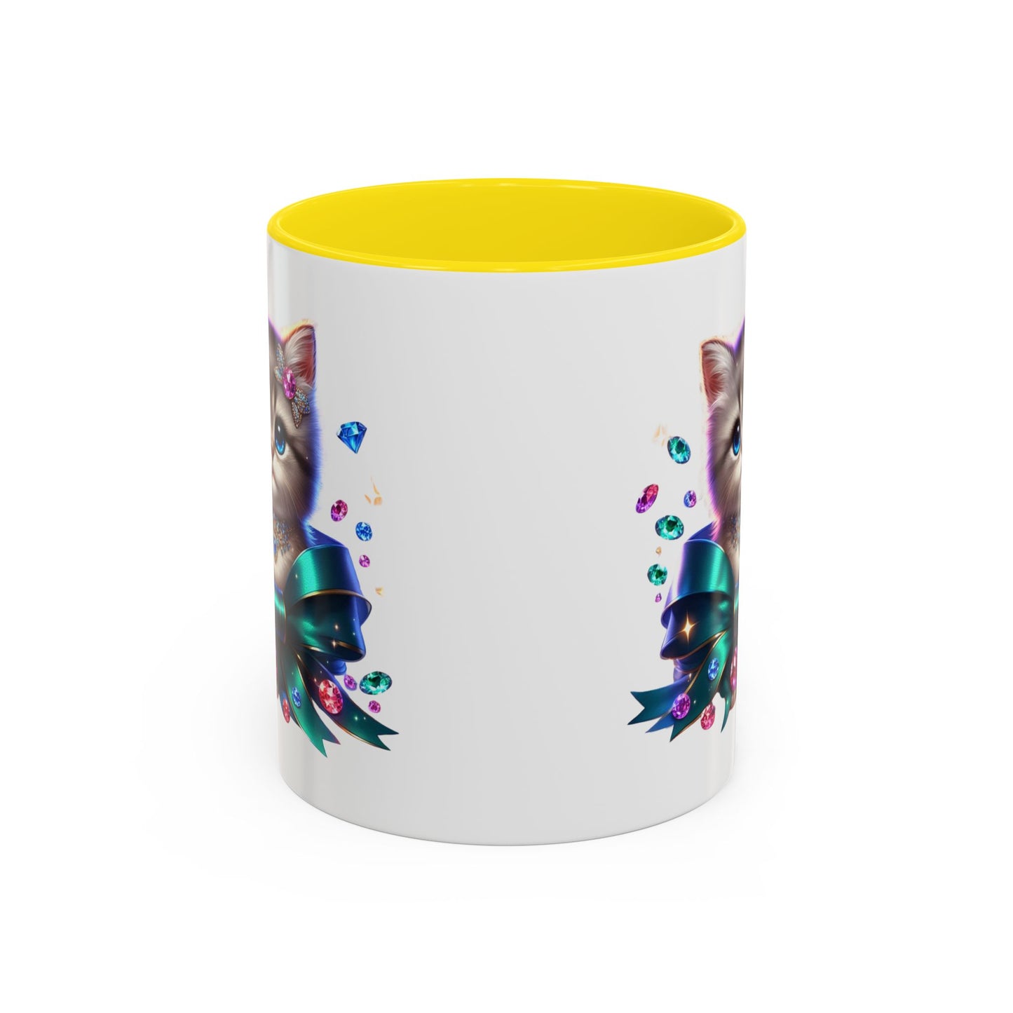 Cute Cat Accent Mug - Perfect Gift for Cat Lovers, Animal Enthusiasts, Birthdays, Housewarmings, Pet Adoption Celebrations