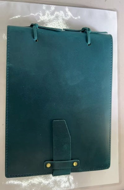 Vintage Handmade Leather Book Genuine Leather Rope Notes Painting