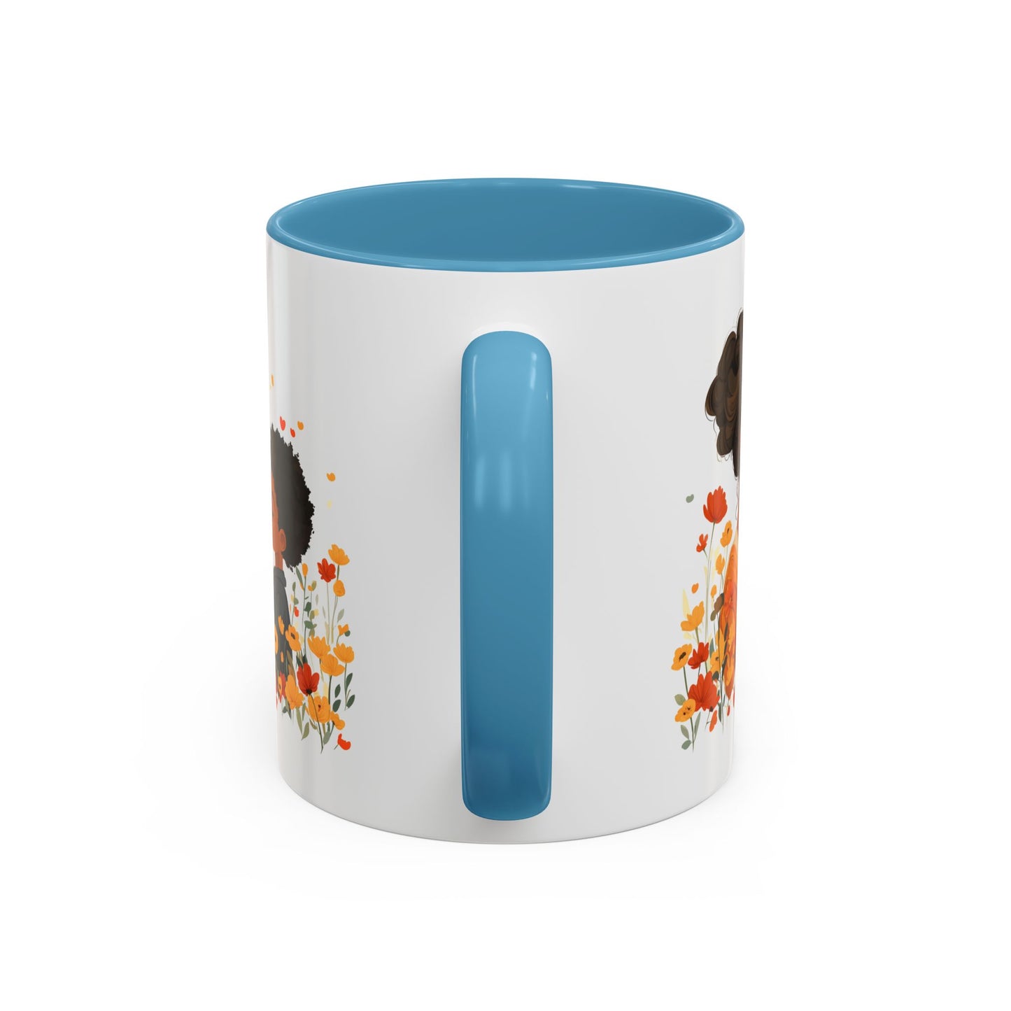 Warm Embrace Floral Coffee Mug - Perfect Gift for Moms, Mother's Day, Family Love, Cozy Mornings, Mom and Child Duo