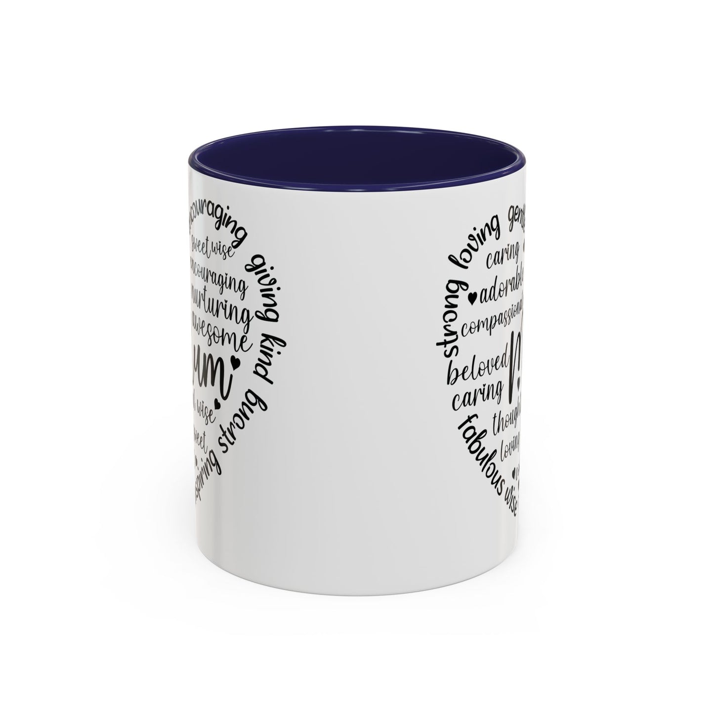 Inspirational Mum Coffee Mug - Perfect Gift for Mother’s Day, Birthdays, or Just Because, Unique Black Accent Mug