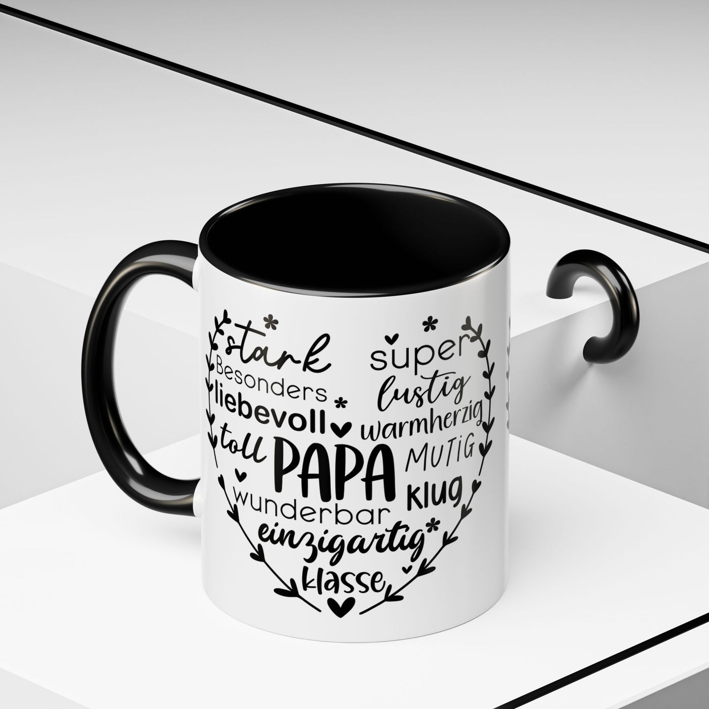 Personalized Papa Coffee Mug – Heartfelt Gift for Dads, Birthday Present, Father's Day Mug, Home Office Coffee Cup, Unique Dad Gift
