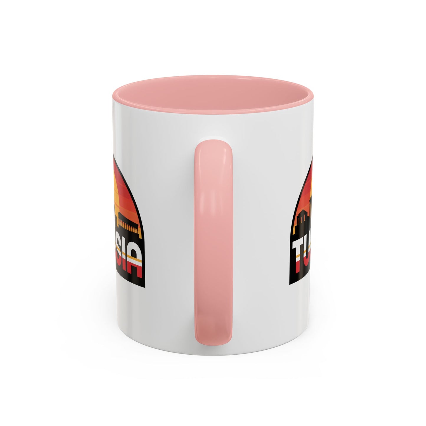 Tunisian Sunset Accent Mug, Coffee Lover Gift, Travel Souvenir, Unique Home Decor, Tea Mug, Vacation Memory