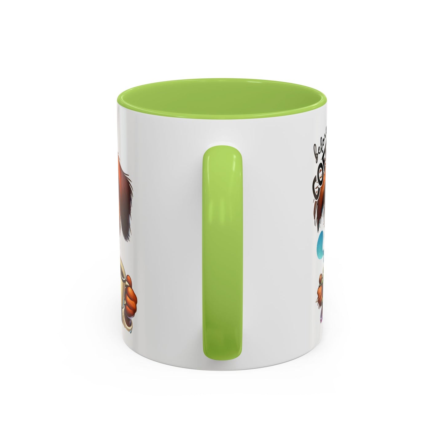 Caffeinated Dog Mug, Funny Pet Lover Coffee Cup, Gift for Dog Owners, Cute Animal Drinkware, Whimsical Home Decor