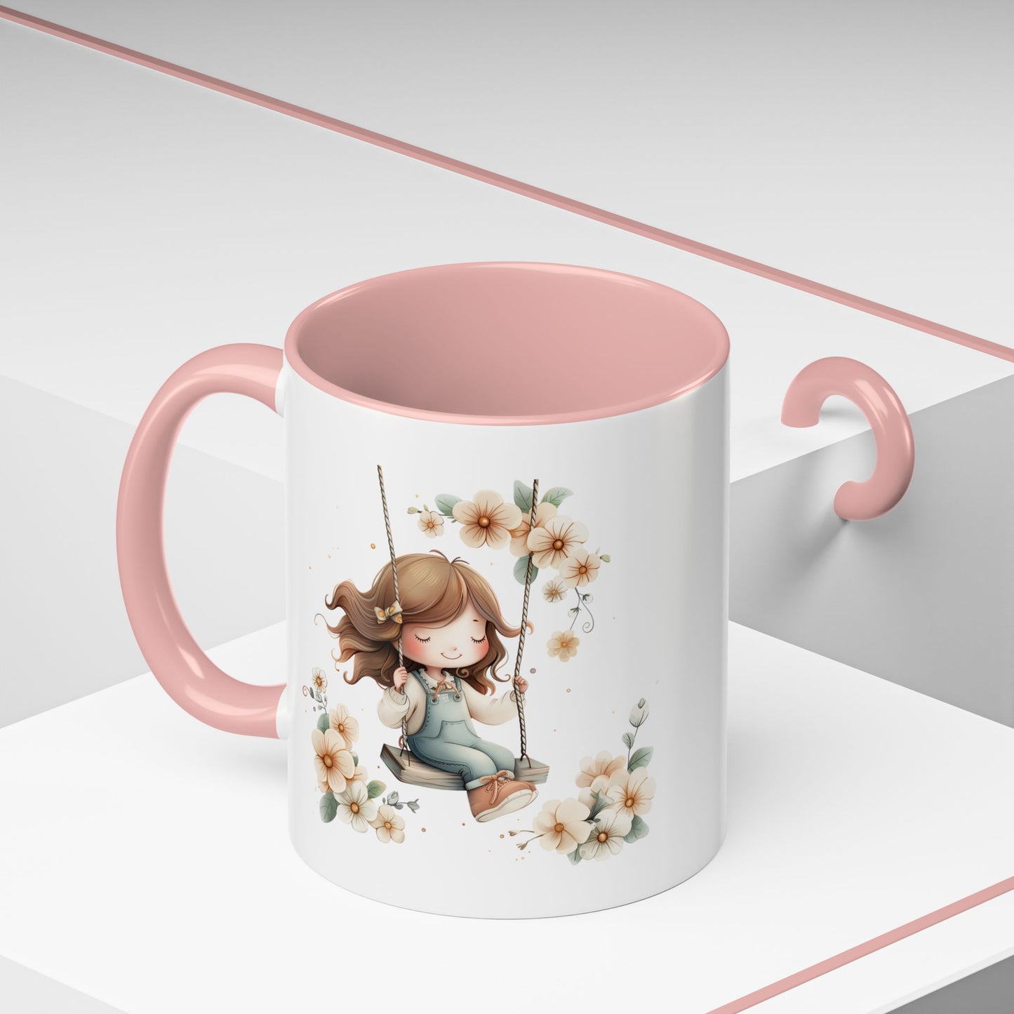 Whimsical Floral Coffee Mug - Cute Gift for Tea Lovers, Cozy Home Decor, Spring Celebration, Enjoy Your Favorite Beverages