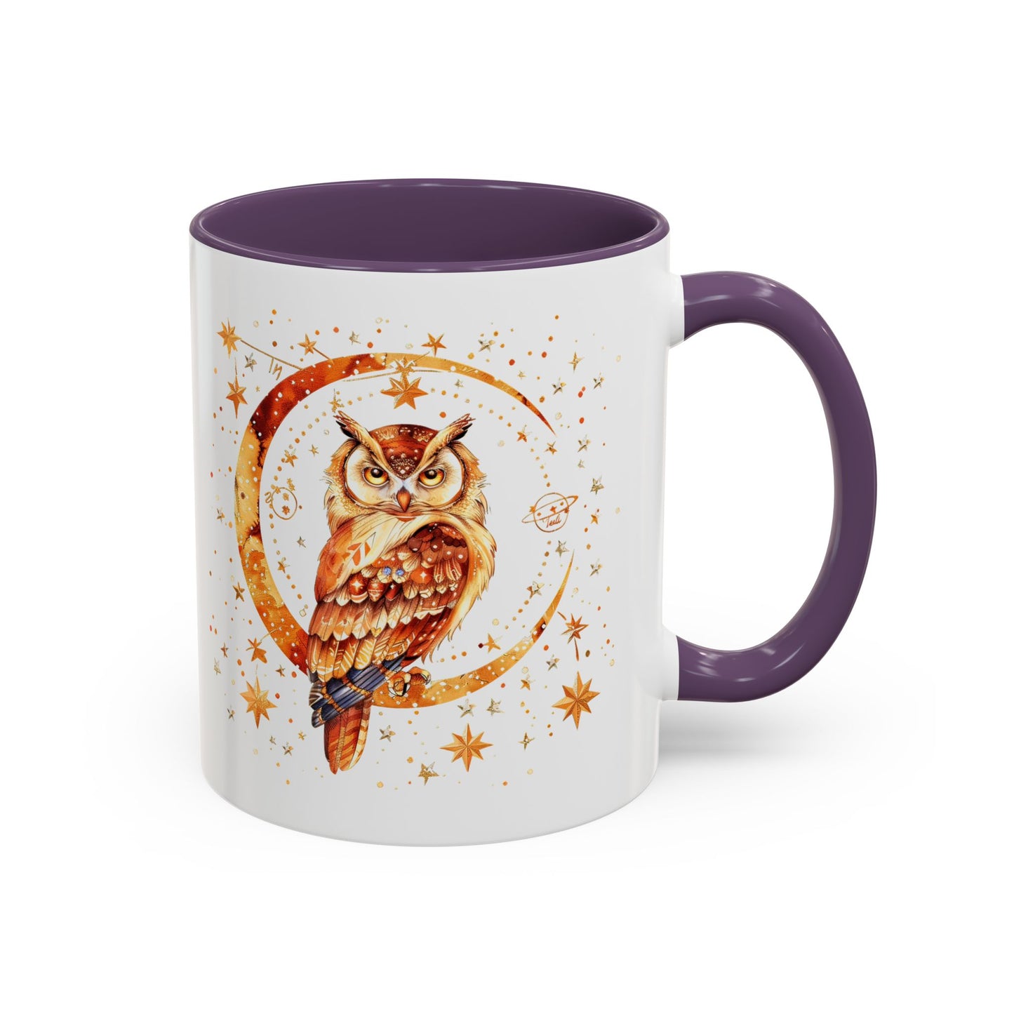 Mystical Owl Coffee Mug - Celestial Decor, Perfect Gift for Owl Lovers, Cozy Vibes, Unique Home Accents, Astrology Tea Cup