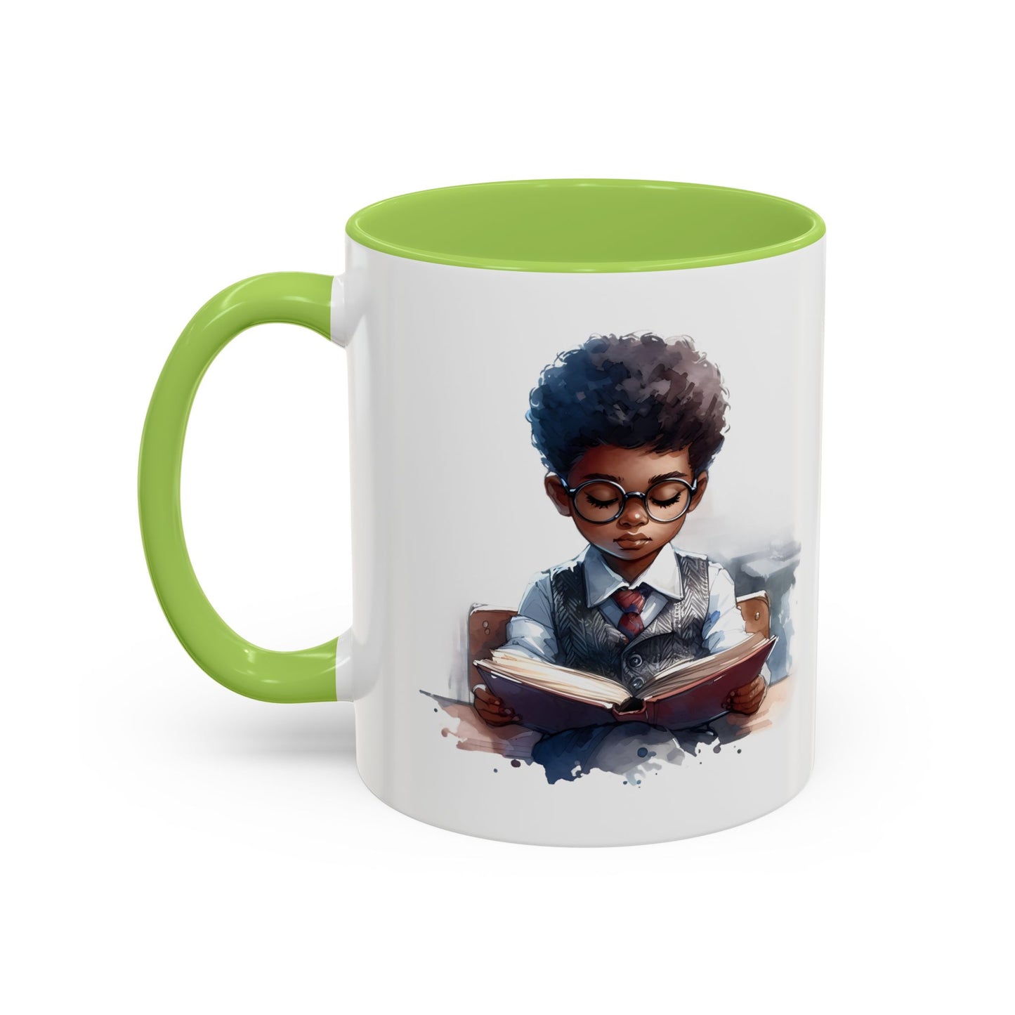 Whimsical Character Coffee Mug, Inspirational Mug, Gift for Readers, Unique Art Mug, Personalized Coffee Cup