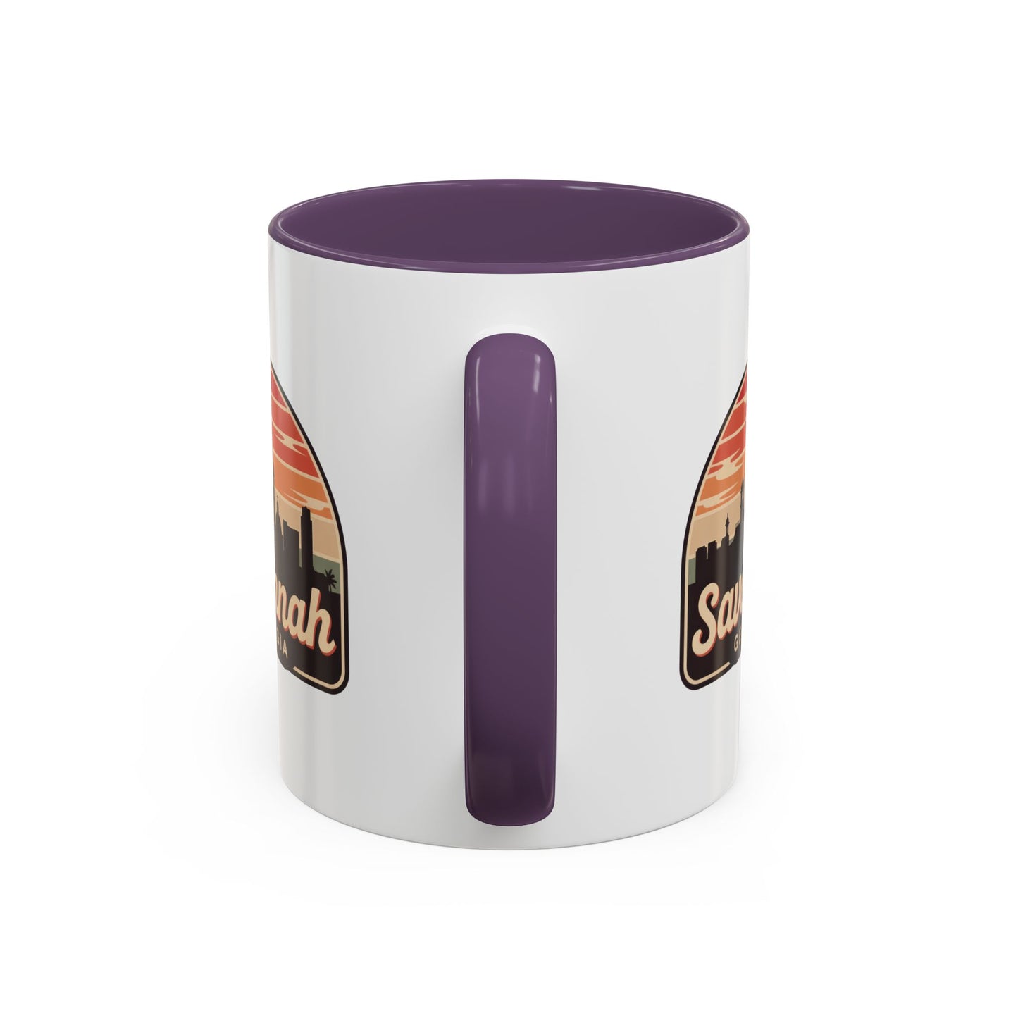Savannah Skyline Accent Coffee Mug - Perfect for Gifts, Souvenirs, Festivals, Home Decor, Coffee Lovers