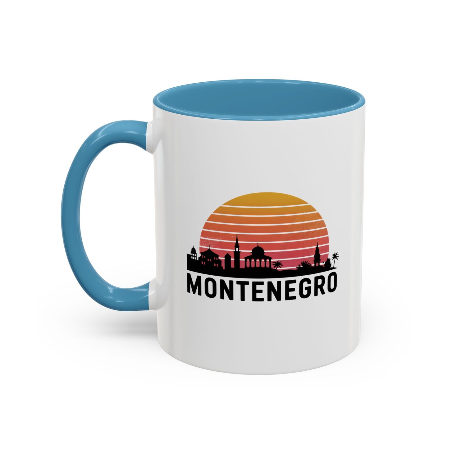 Montenegro Sunset Coffee Mug, Unique Black Accent Mug, Gift for Coffee Lovers, Travel Mug, Home Decor, Souvenir