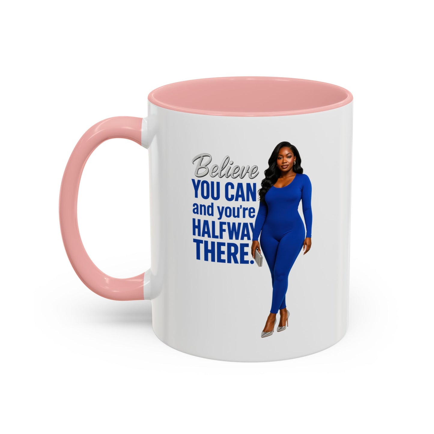 Motivational Coffee Mug, Believe You Can Inspirational Mug, Office Gift, Birthday Gift, Self-Empowerment Mug, Positive Vibes, Fun Quote Cup