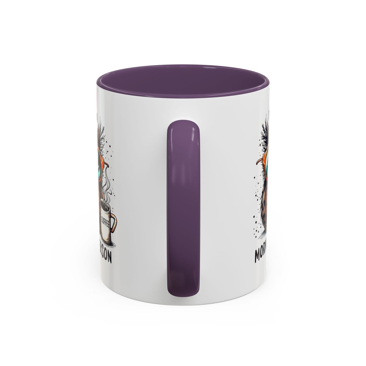 Funny Owl Coffee Mug, I'm Not a Morning Person Cup, Gift for Coffee Lovers, Cute Owl Mug, Quirky Ceramic Mug