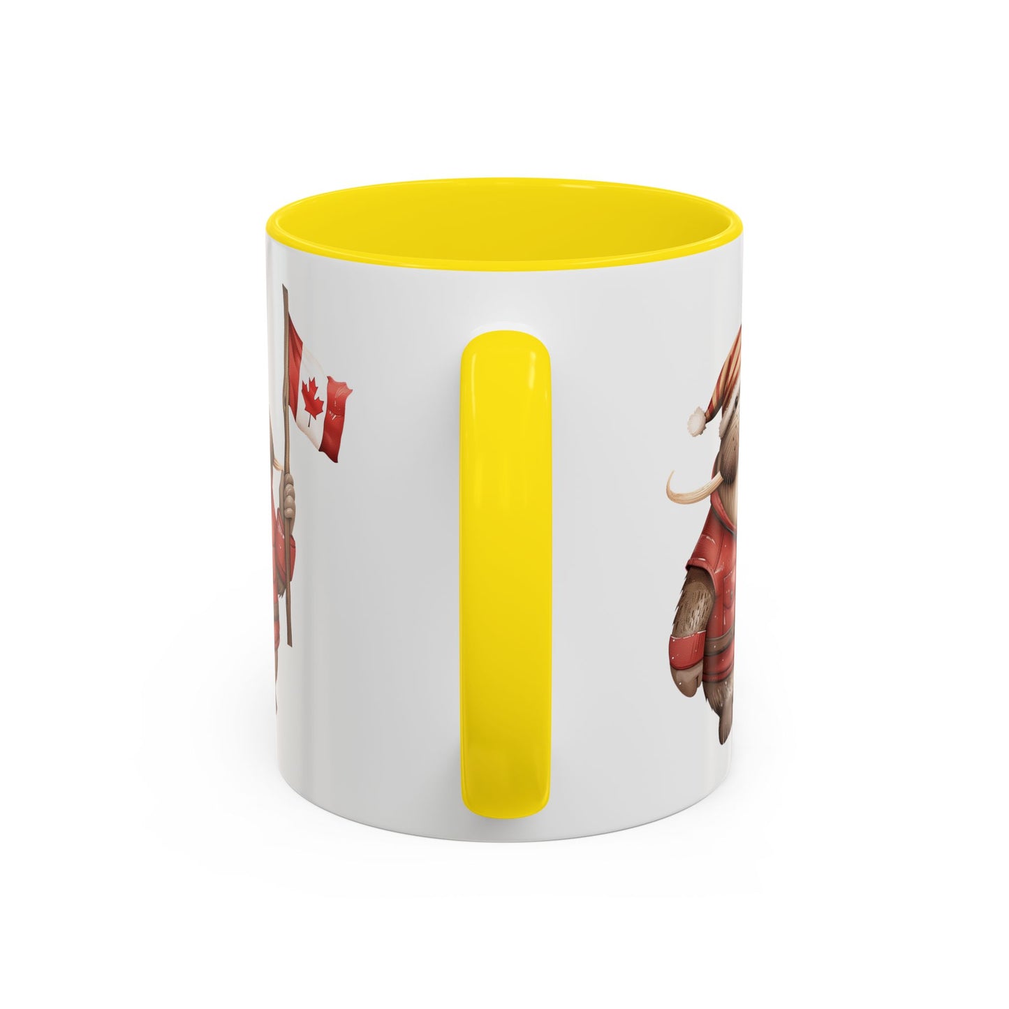Canadian Holiday Accent Coffee Mug - Adorable Walrus with Flag, Gift for Canada Day, Cute Decor, Coffee Lover, Kitchen Accessory