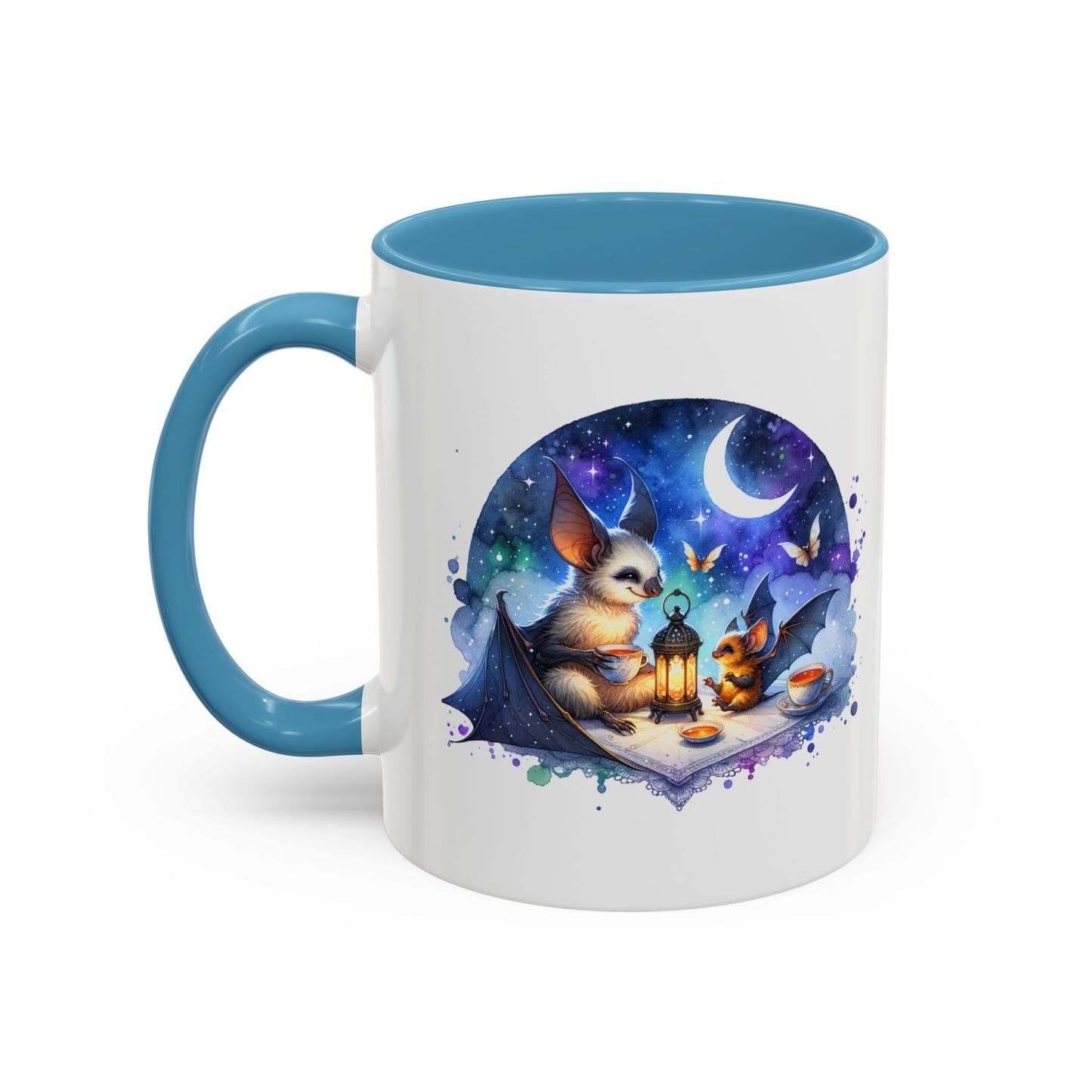 Whimsical Nighttime Coffee Mug: Enchanting Animal Design for Cozy Moments, Gift for Animal Lovers, Unique Home Decor, Special Occasions