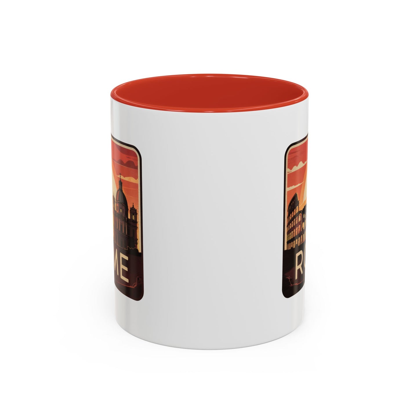 Rome Skyline Accent Coffee Mug, Travel Gift, Coffee Lovers, Home Decor, Unique Souvenir
