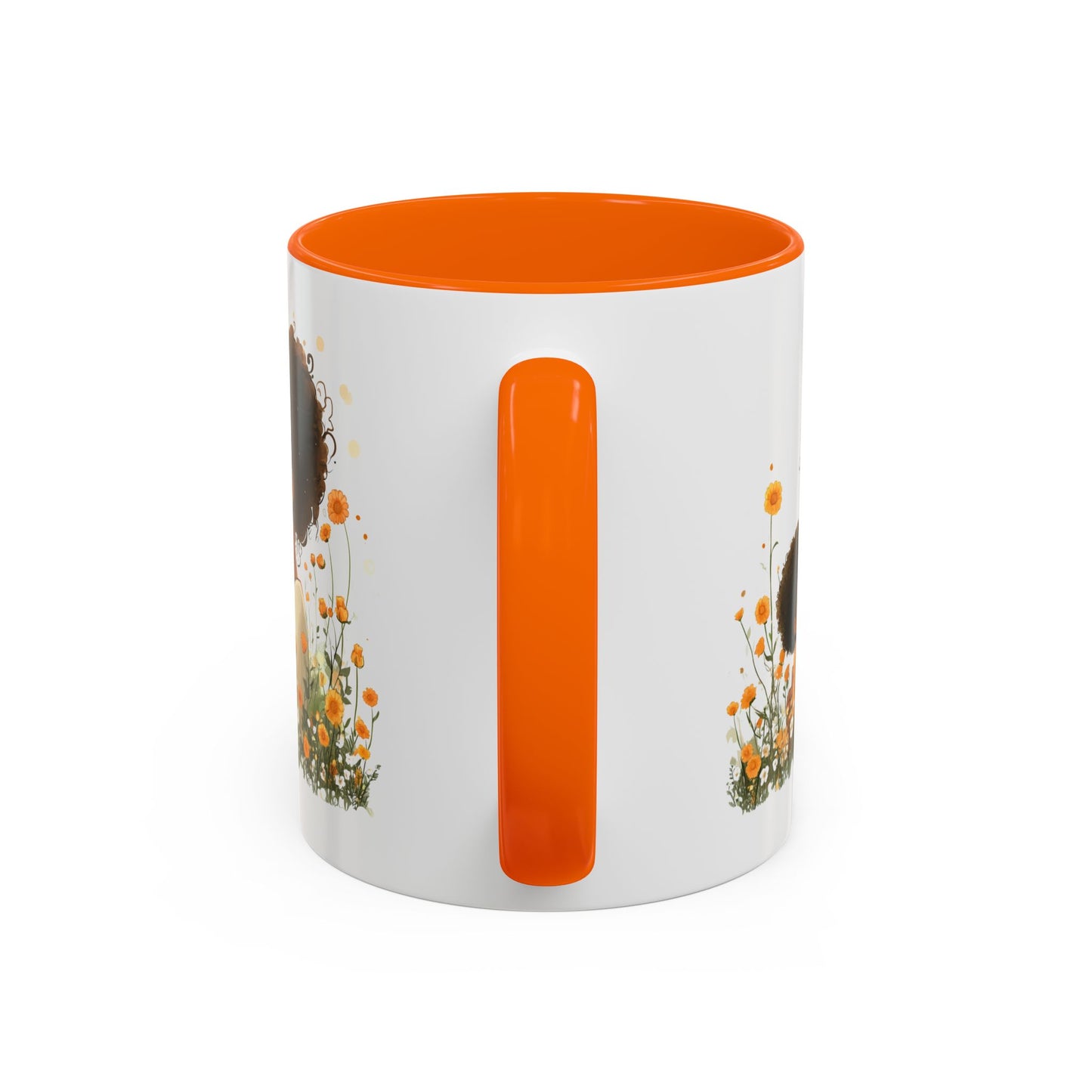 Emotional Motherhood Coffee Mug, Floral Mom & Child, Gift for Mother's Day, Family Bonding, Cozy Drinkware, Home Decor