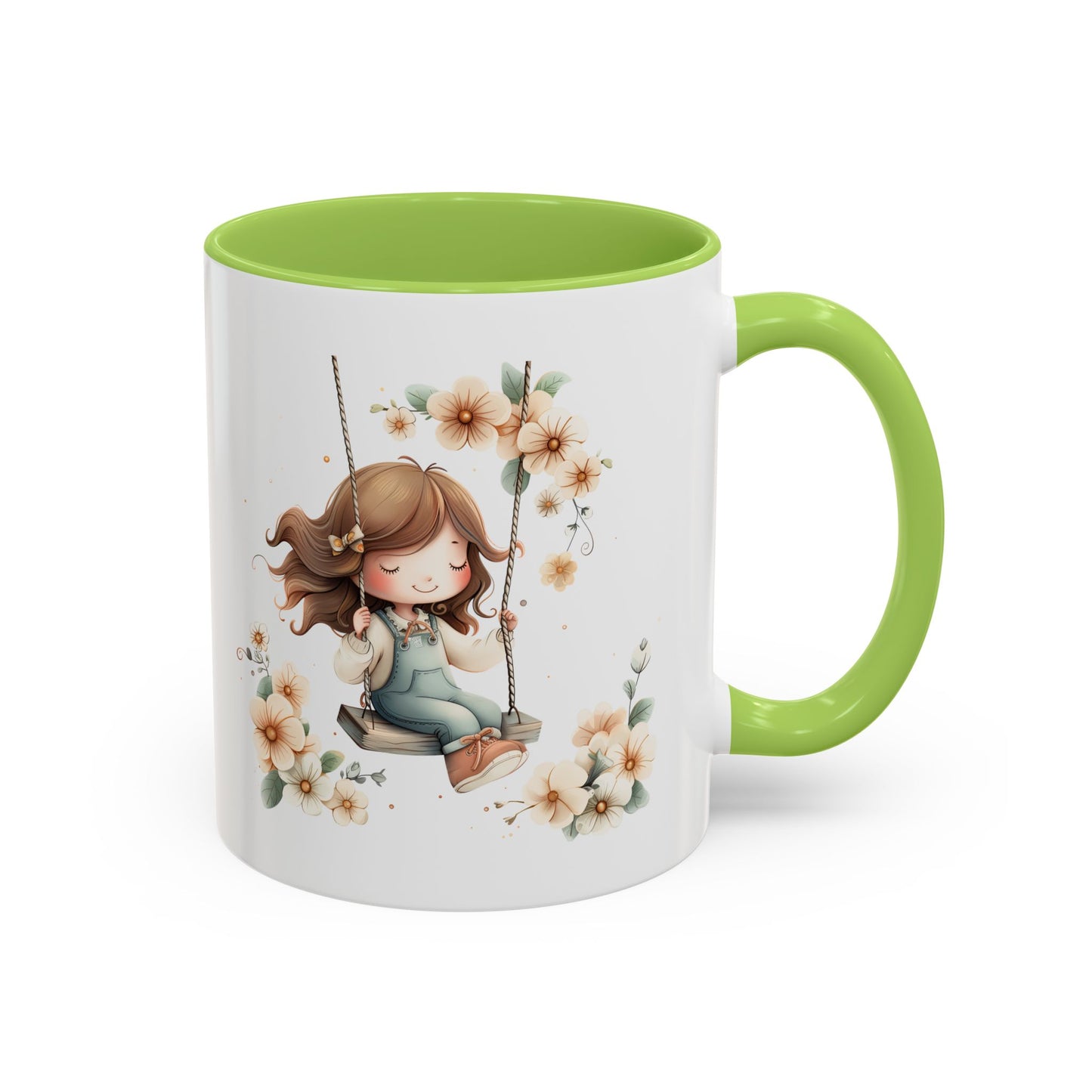 Whimsical Floral Coffee Mug - Cute Gift for Tea Lovers, Cozy Home Decor, Spring Celebration, Enjoy Your Favorite Beverages