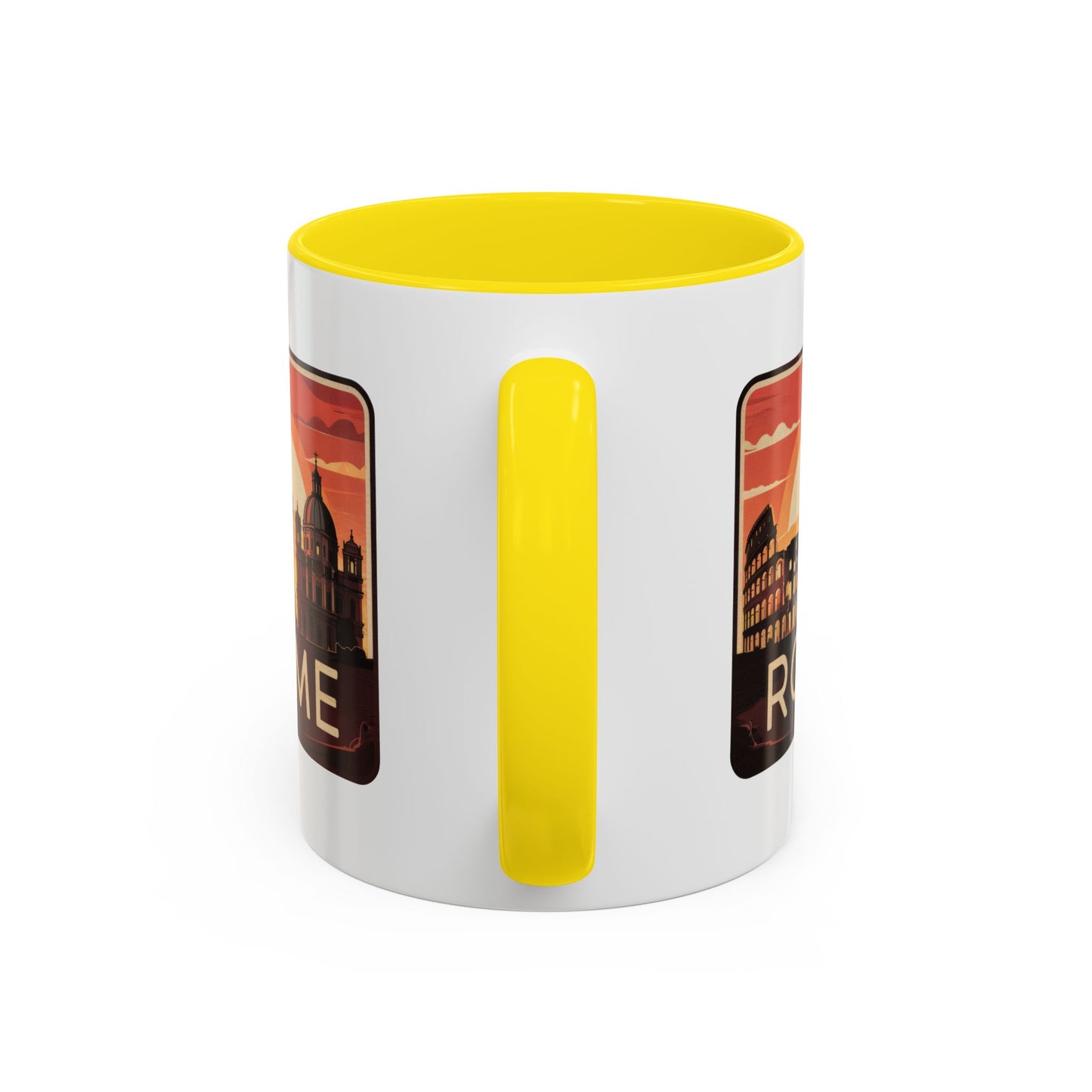 Rome Skyline Accent Coffee Mug, Travel Gift, Coffee Lovers, Home Decor, Unique Souvenir
