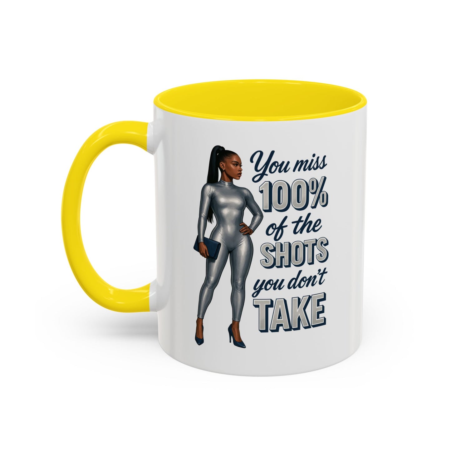 Motivational Accent Coffee Mug - Inspirational Gift for Goal-Diggers, Perfect for Home Office, Birthdays, Graduation, Motivation