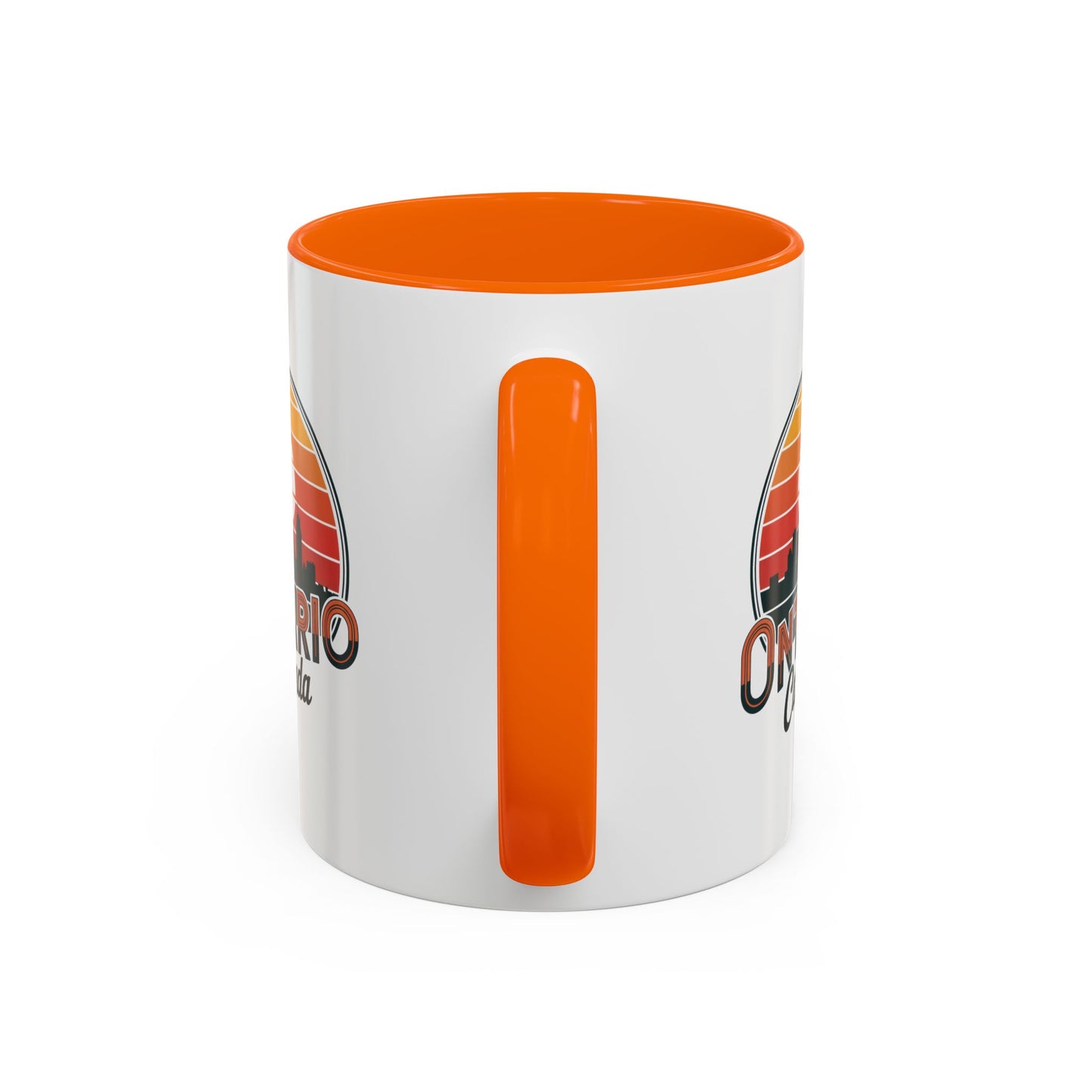 Ontario Skyline Accent Coffee Mug, Retro Travel Mug, Gift for Coffee Lovers, Ontario Souvenir, Unique Kitchen Decor