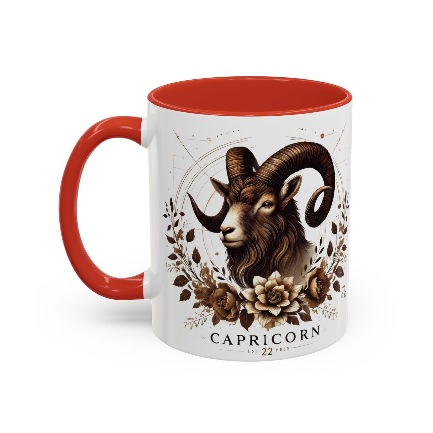 Capricorn Zodiac Coffee Mug - Elegant Astrological Design for Astrology Lovers