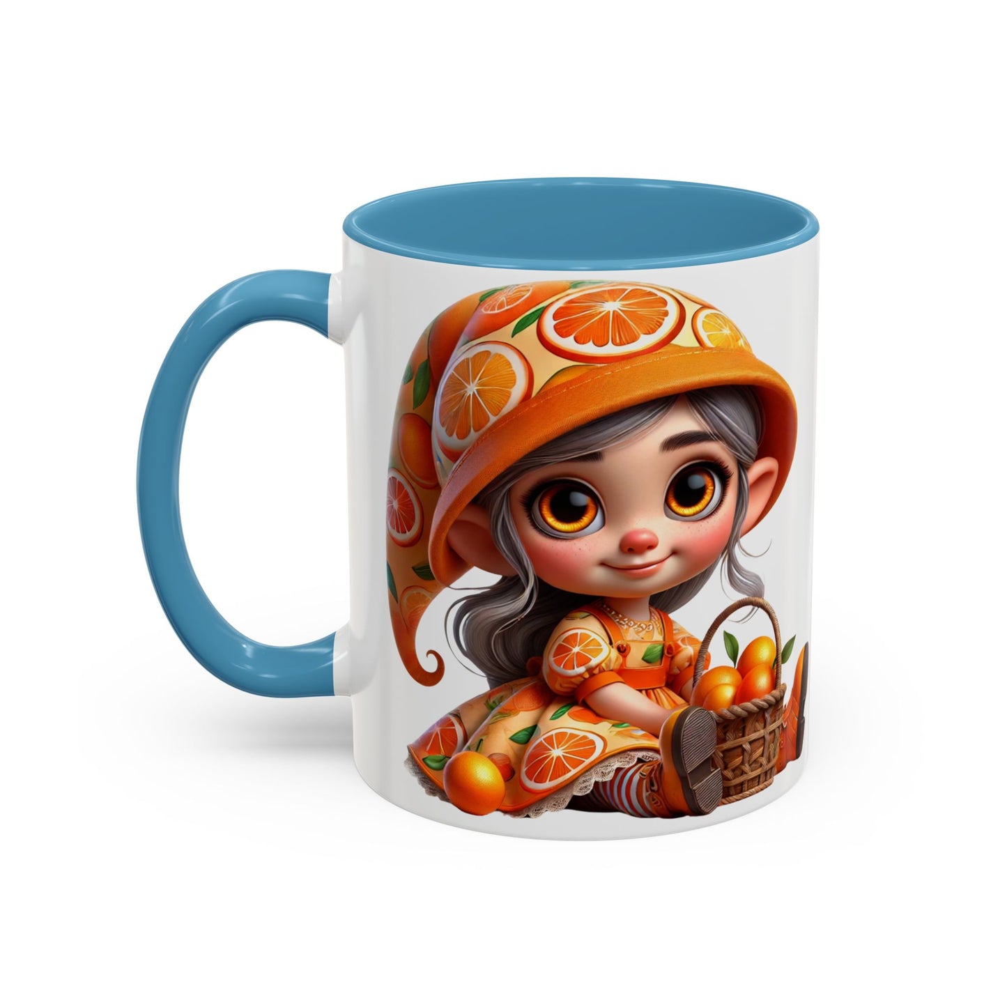 Cute Orange Harvest Coffee Mug - Charming 11 & 15oz Mug for Gardeners and Citrus Lovers