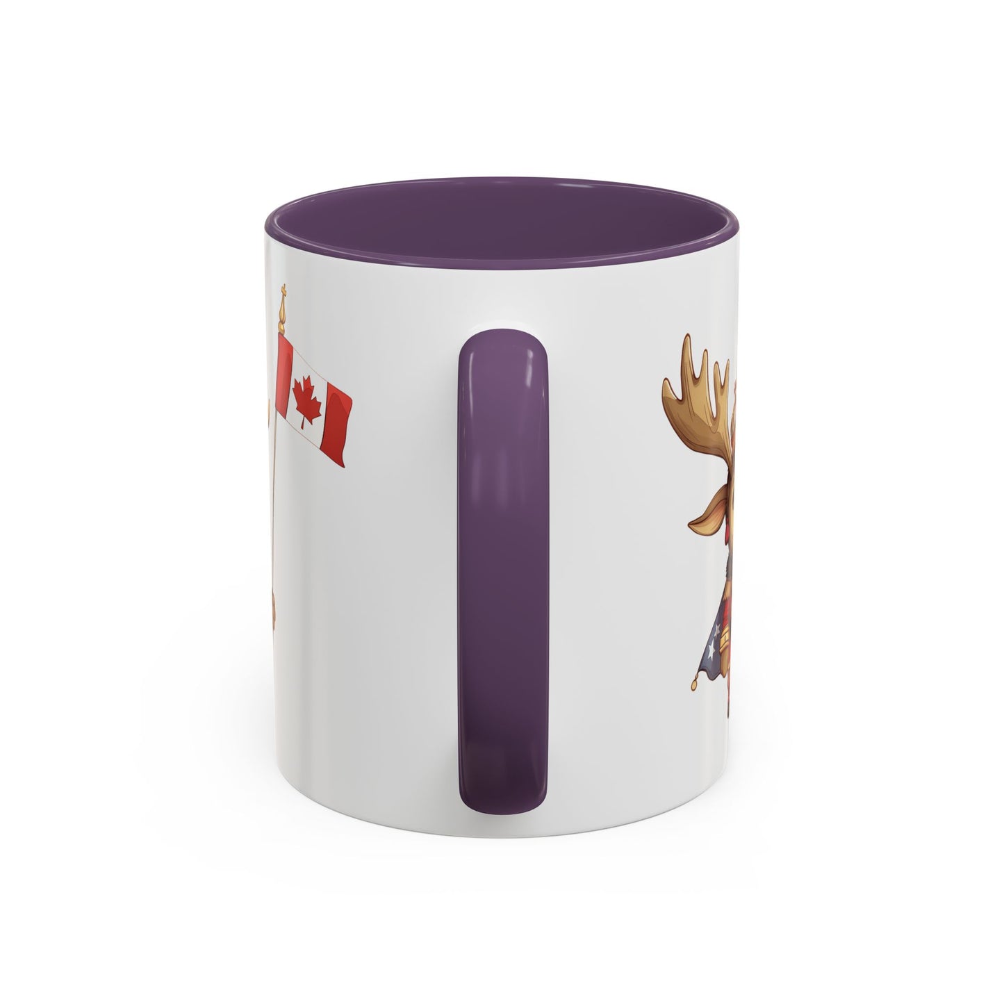 Canada Moose Accent Coffee Mug, Funny Moose Mug, Canadian Gift, Cute Animal Mug, Canada Day Mug, Holiday Coffee Cup